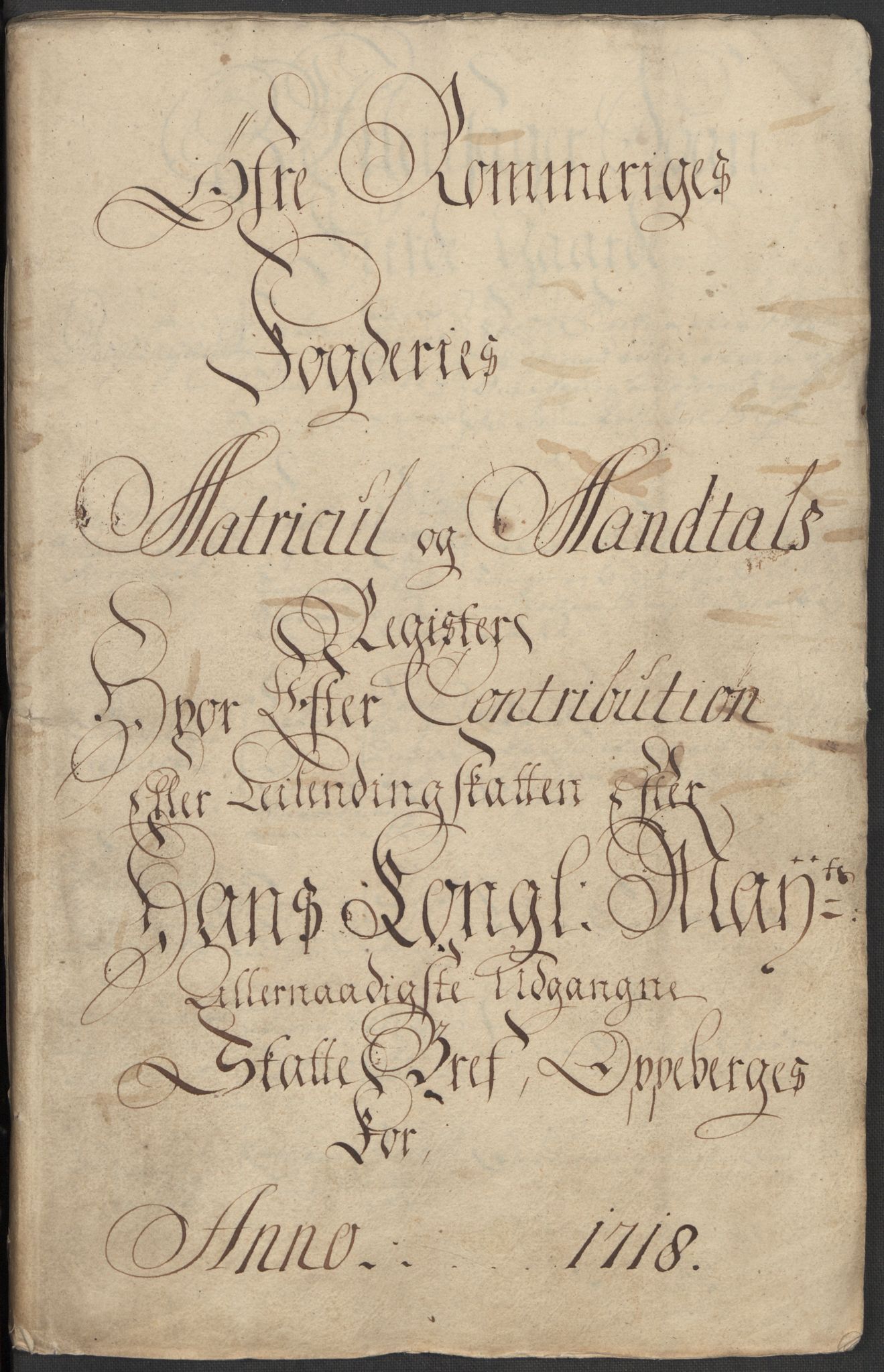 Rentekammeret inntil 1814, Reviderte regnskaper, Fogderegnskap, AV/RA-EA-4092/R12/L0727: Fogderegnskap Øvre Romerike, 1718, p. 25