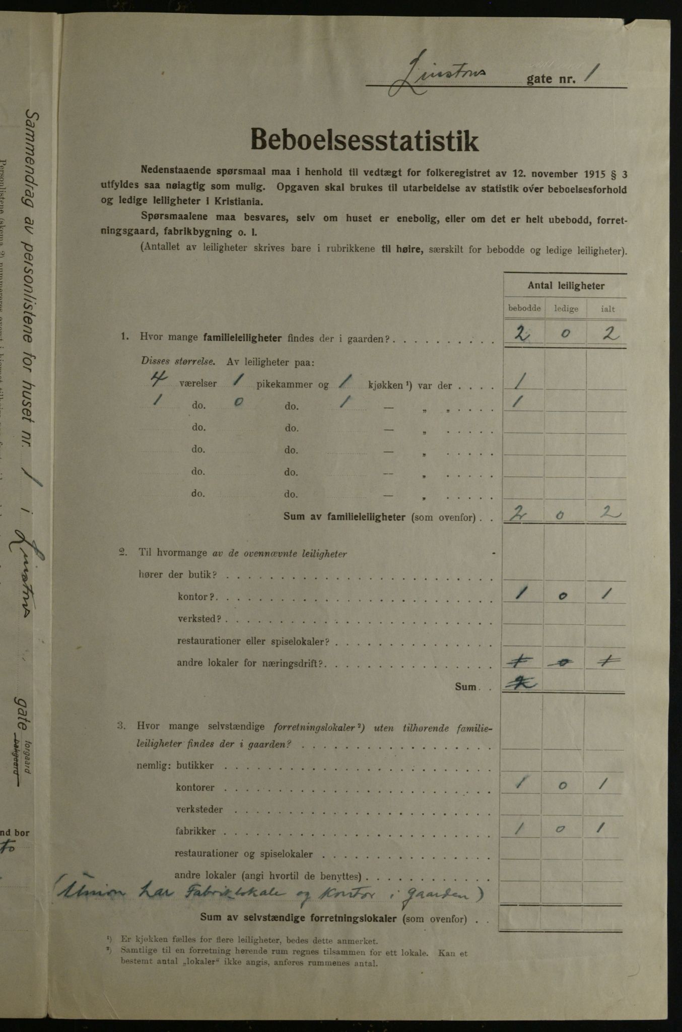 OBA, Municipal Census 1923 for Kristiania, 1923, p. 64196