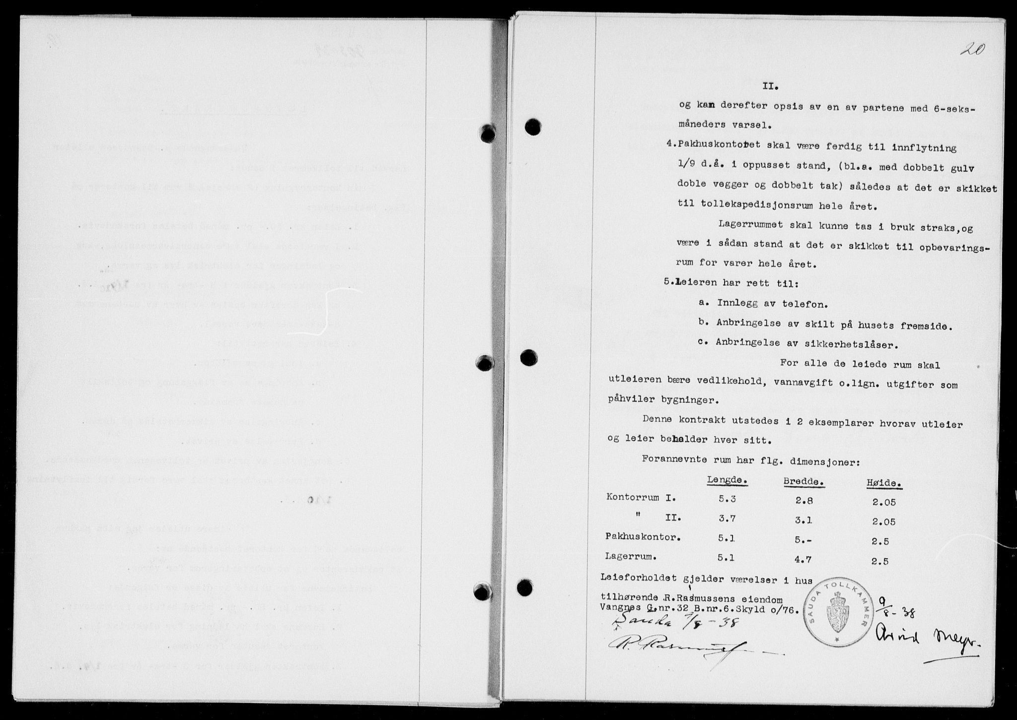 Ryfylke tingrett, SAST/A-100055/001/II/IIB/L0078: Mortgage book no. 57, 1938-1938, Diary no: : 903/1938