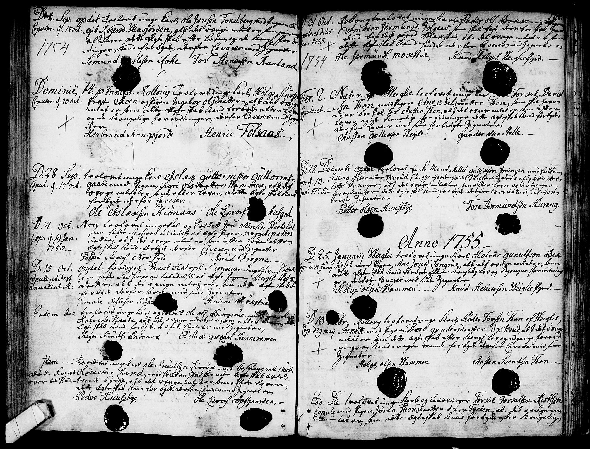 Rollag kirkebøker, SAKO/A-240/F/Fa/L0003: Parish register (official) no. I 3, 1743-1778, p. 174