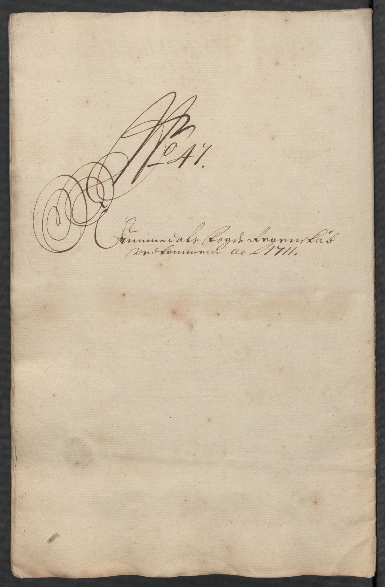 Rentekammeret inntil 1814, Reviderte regnskaper, Fogderegnskap, AV/RA-EA-4092/R64/L4432: Fogderegnskap Namdal, 1711, p. 171