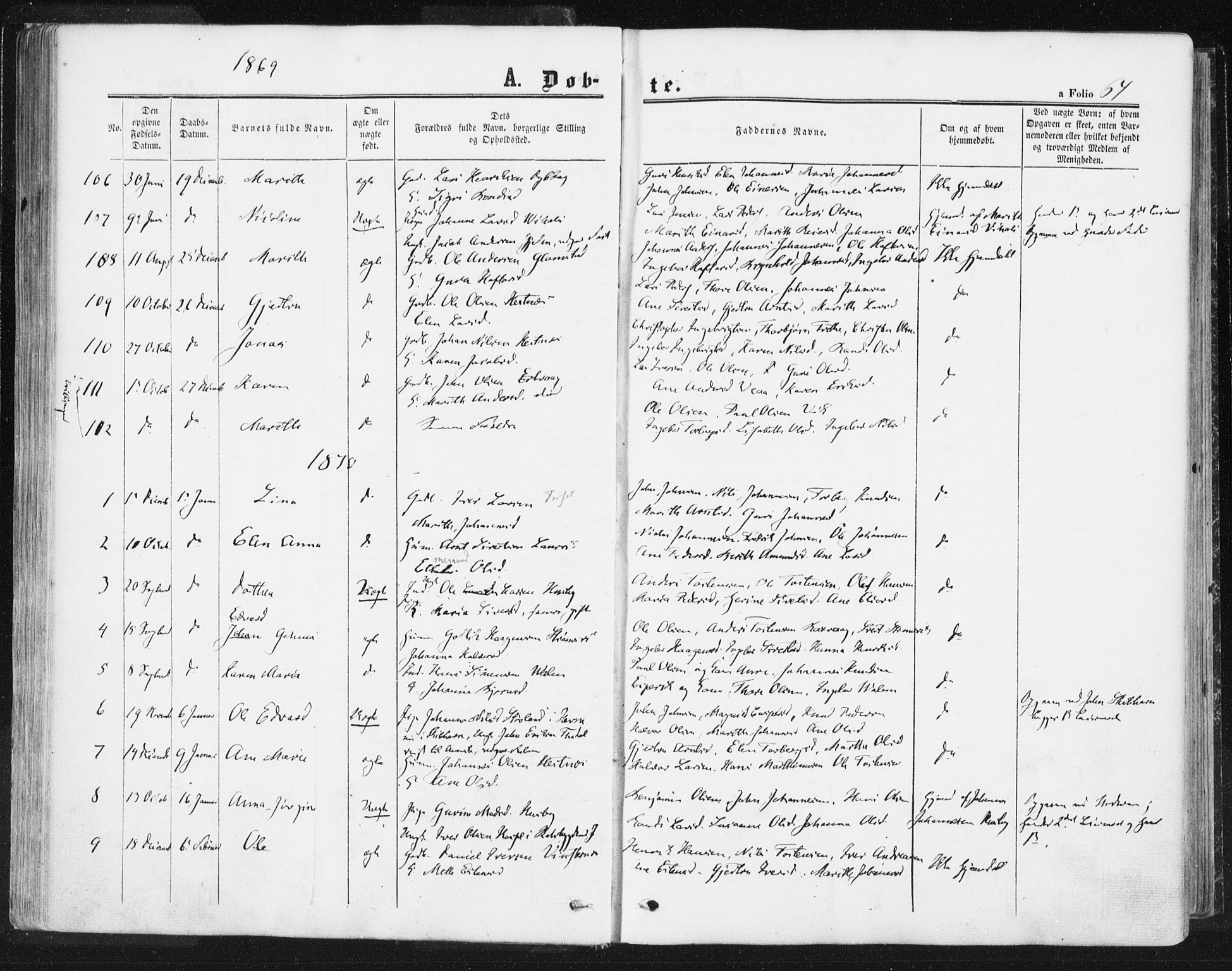 Ministerialprotokoller, klokkerbøker og fødselsregistre - Møre og Romsdal, AV/SAT-A-1454/578/L0905: Parish register (official) no. 578A04, 1859-1877, p. 64