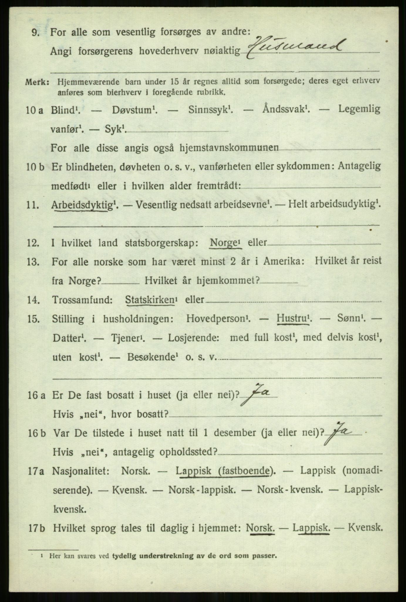 SATØ, 1920 census for Målselv, 1920, p. 7612