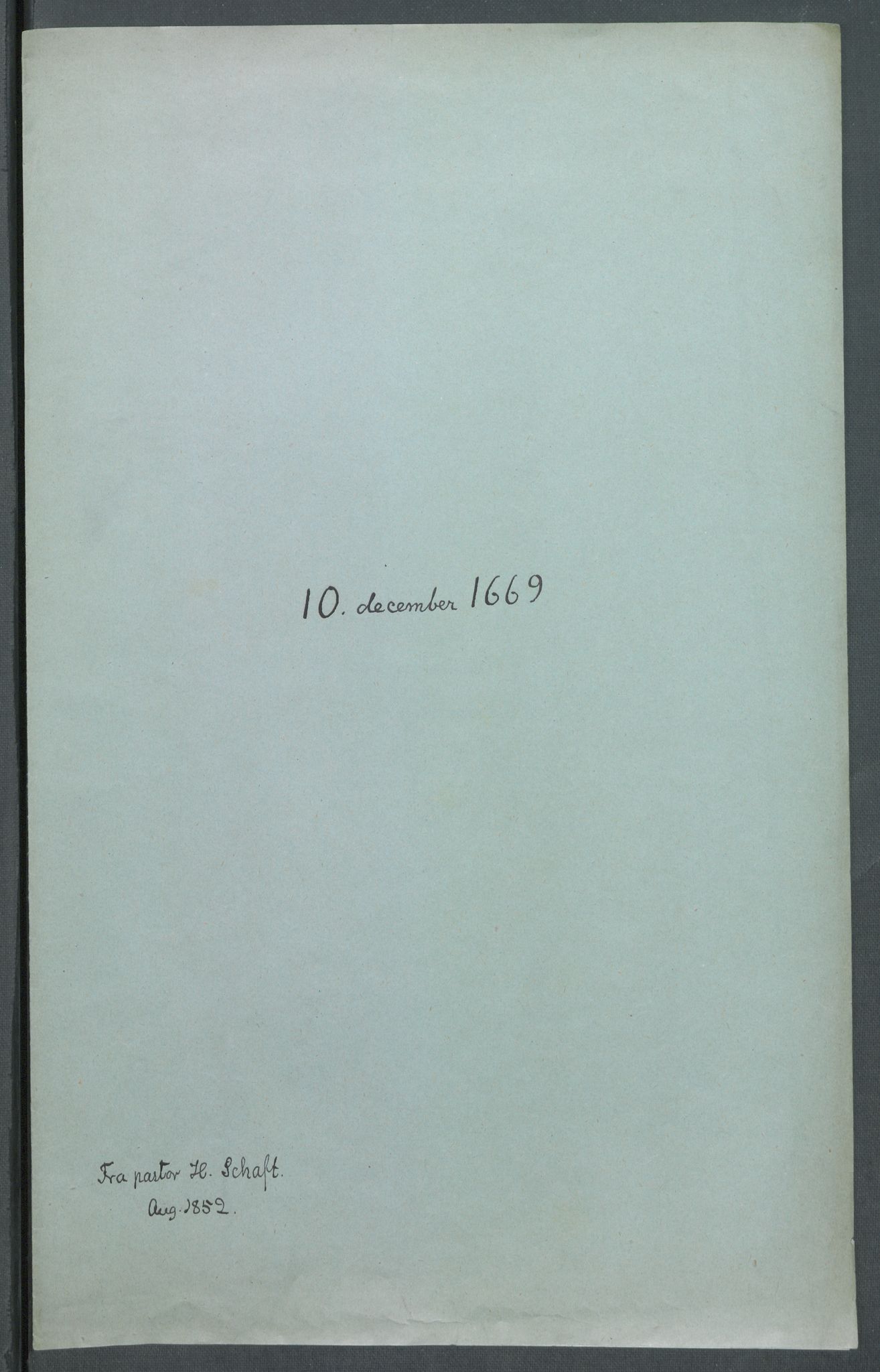 Riksarkivets diplomsamling, AV/RA-EA-5965/F02/L0171: Dokumenter, 1667-1670, p. 196