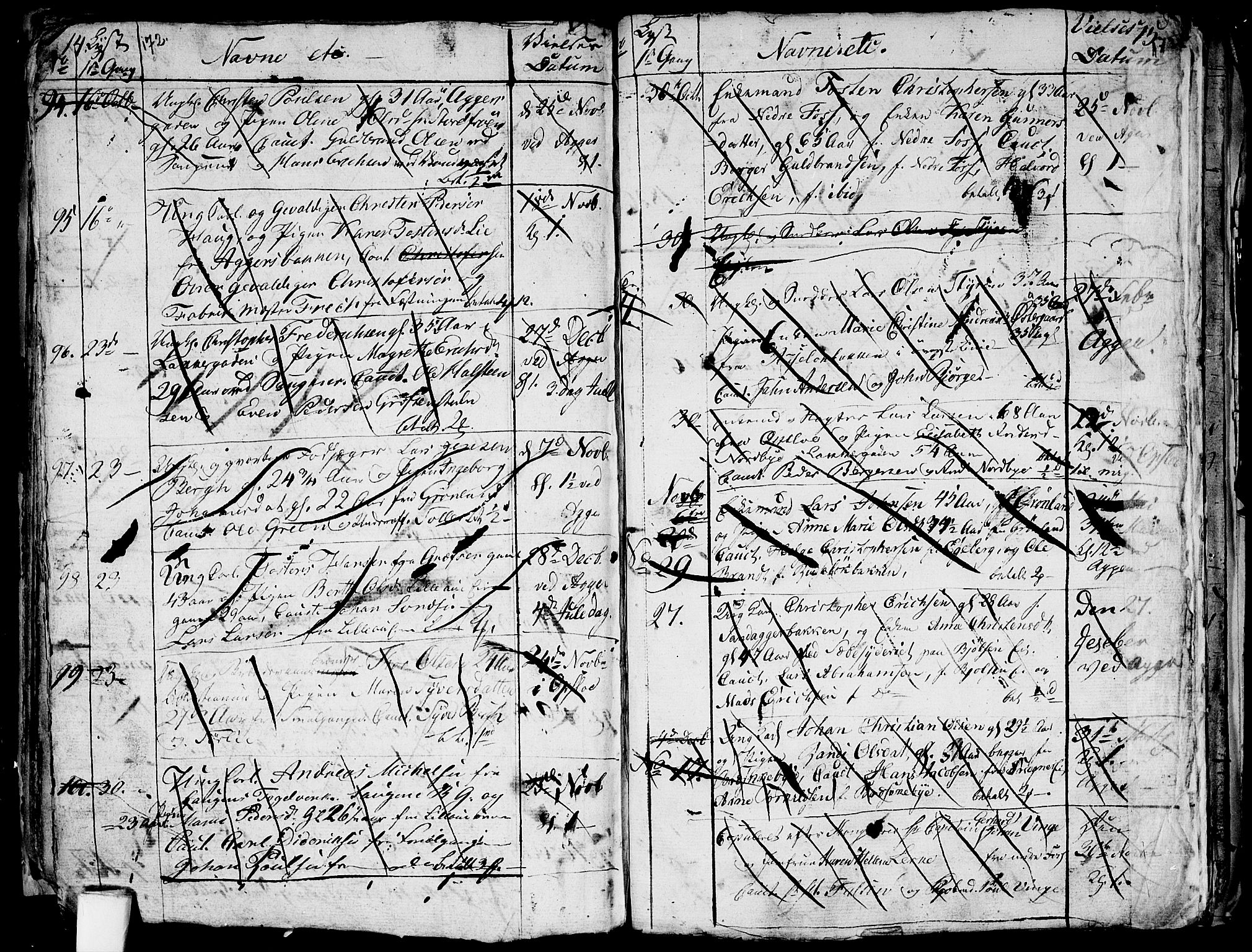 Aker prestekontor kirkebøker, SAO/A-10861/G/L0001: Parish register (copy) no. 1, 1796-1826, p. 172-173