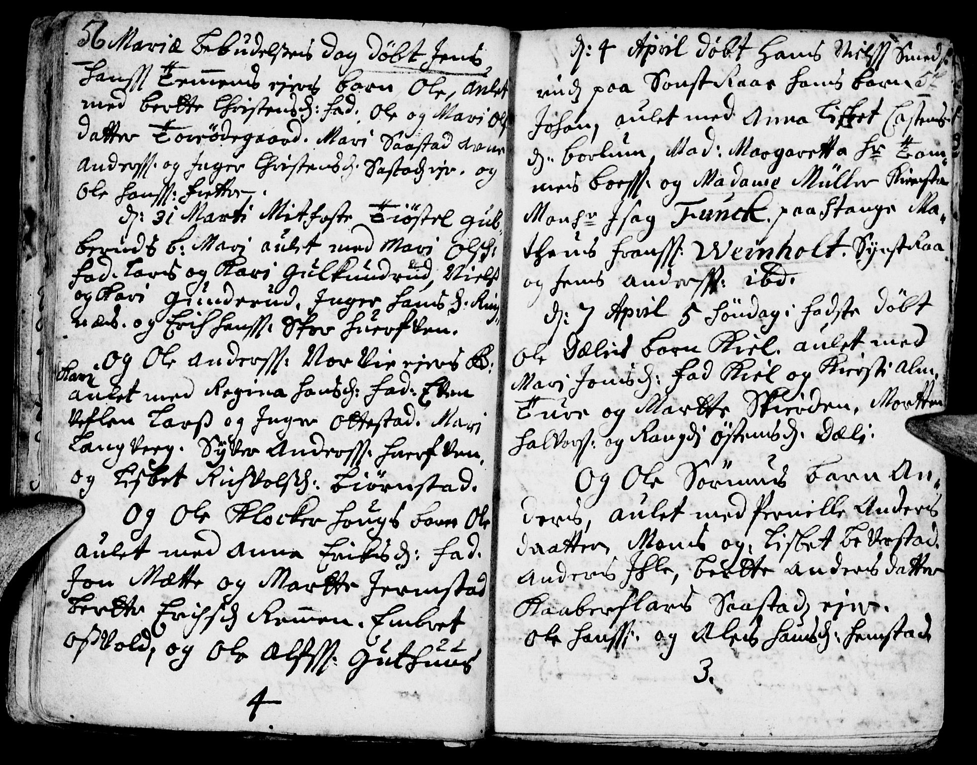 Stange prestekontor, AV/SAH-PREST-002/K/L0002: Parish register (official) no. 2, 1724-1740, p. 56-57