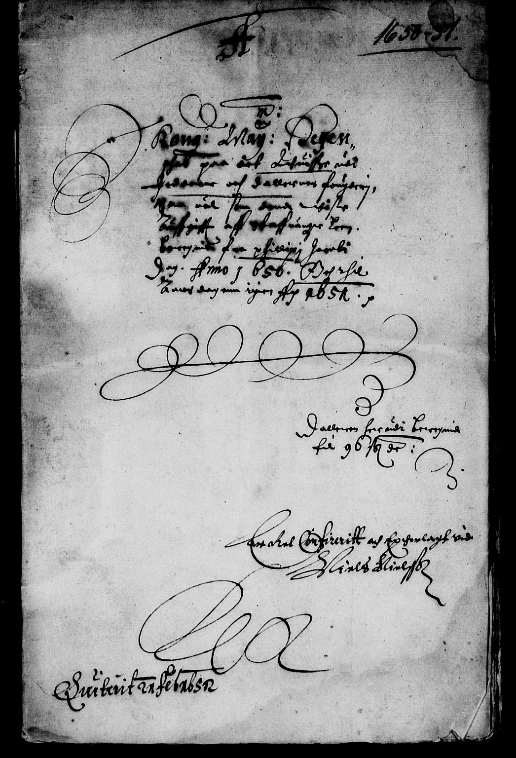 Rentekammeret inntil 1814, Reviderte regnskaper, Lensregnskaper, AV/RA-EA-5023/R/Rb/Rbs/L0033: Stavanger len, 1649-1652