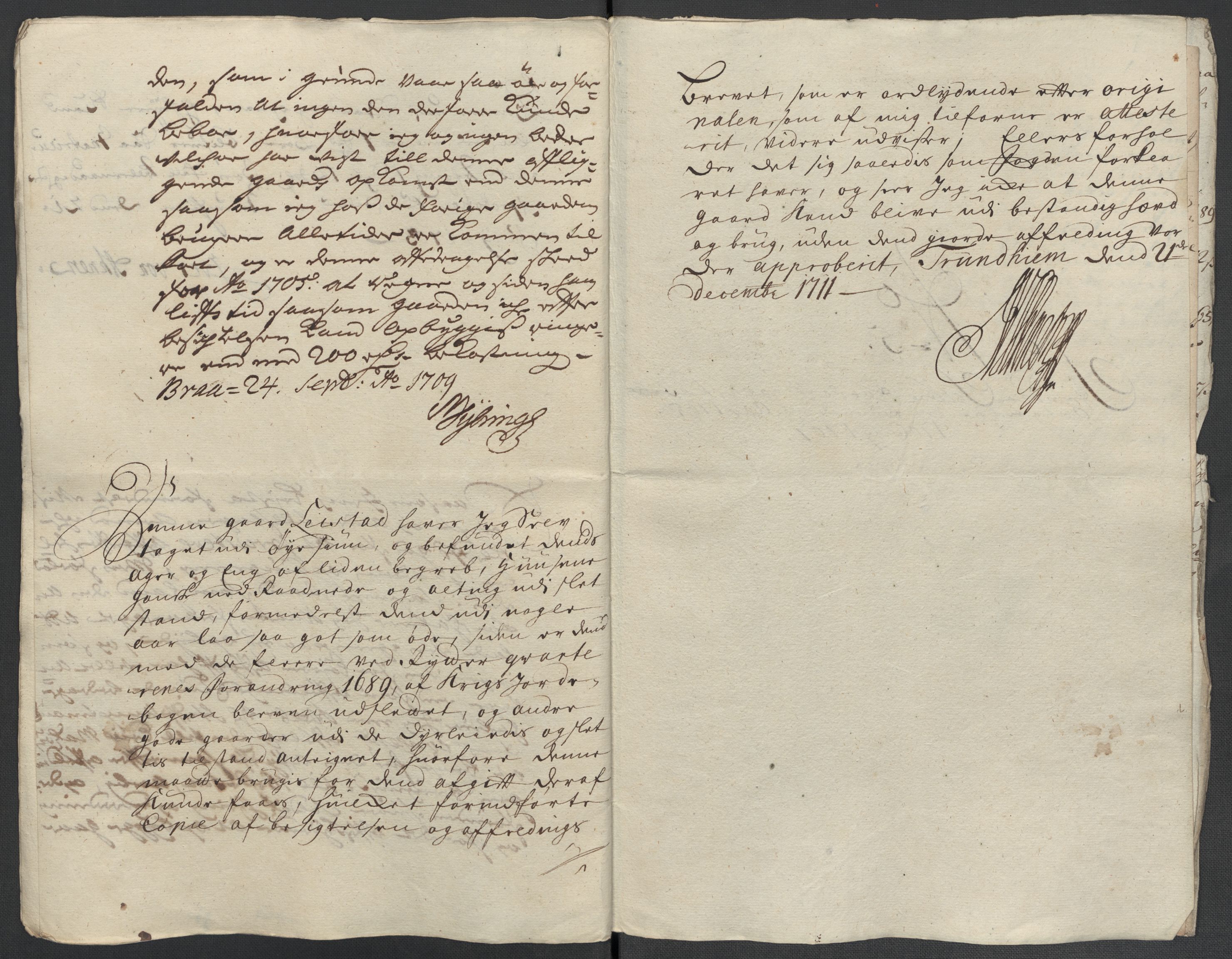 Rentekammeret inntil 1814, Reviderte regnskaper, Fogderegnskap, AV/RA-EA-4092/R61/L4110: Fogderegnskap Strinda og Selbu, 1707-1708, p. 233