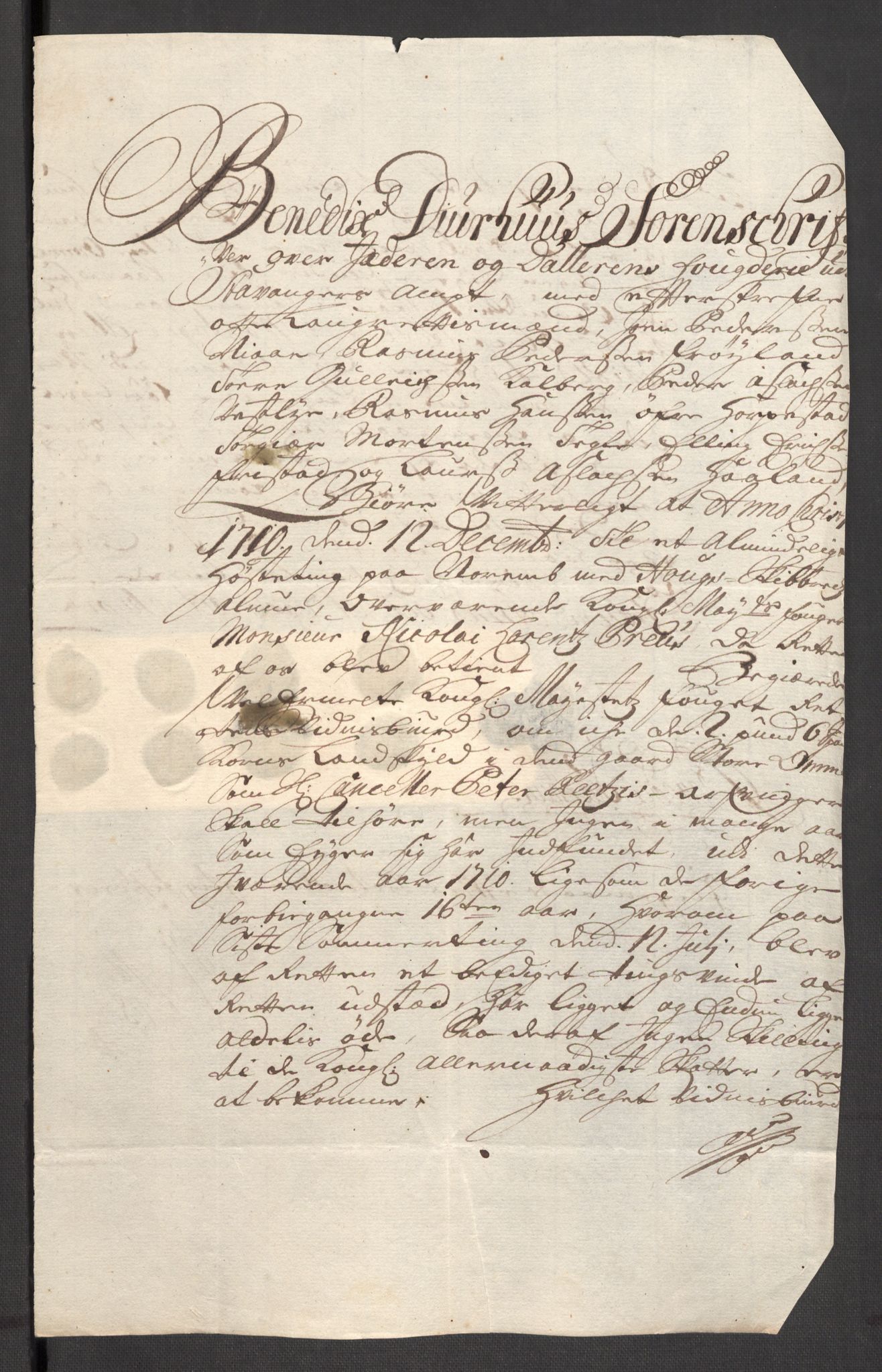 Rentekammeret inntil 1814, Reviderte regnskaper, Fogderegnskap, RA/EA-4092/R46/L2734: Fogderegnskap Jæren og Dalane, 1709-1710, p. 205