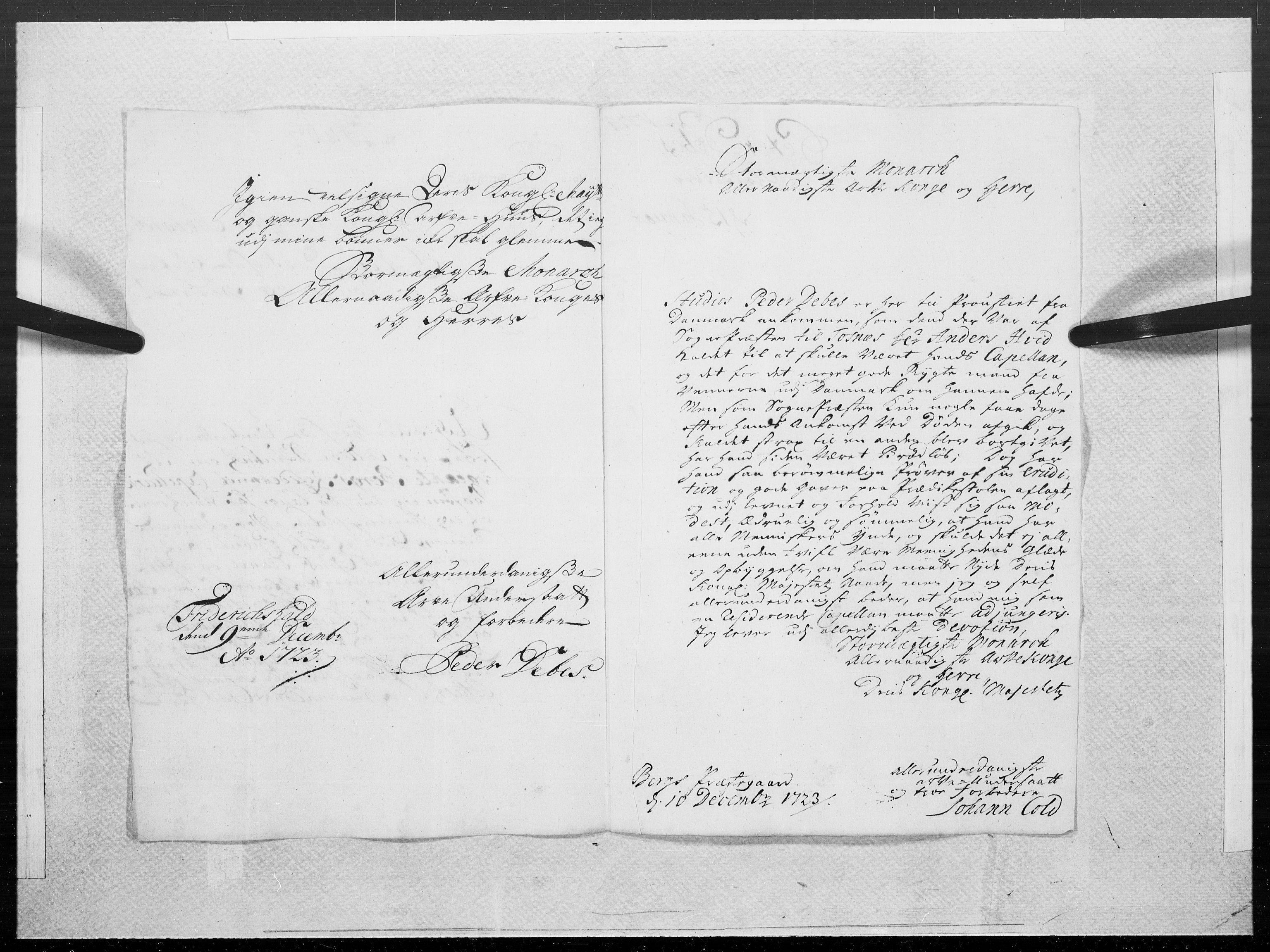 Danske Kanselli 1572-1799, AV/RA-EA-3023/F/Fc/Fcc/Fcca/L0094: Norske innlegg 1572-1799, 1724, p. 9