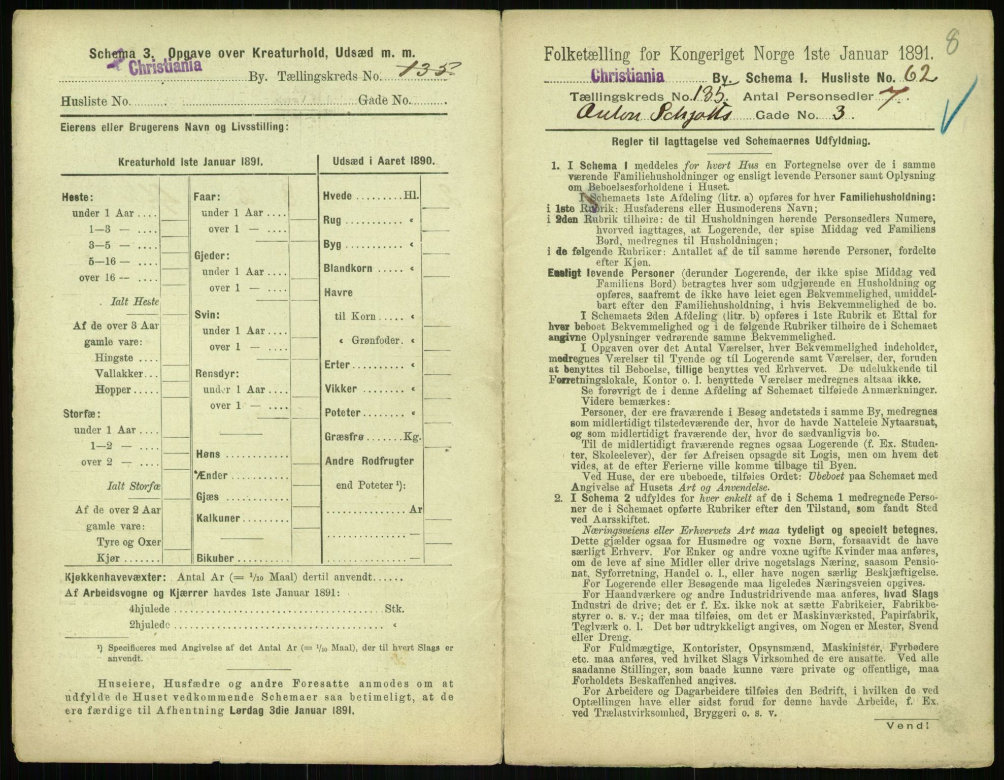 RA, 1891 census for 0301 Kristiania, 1891, p. 74544