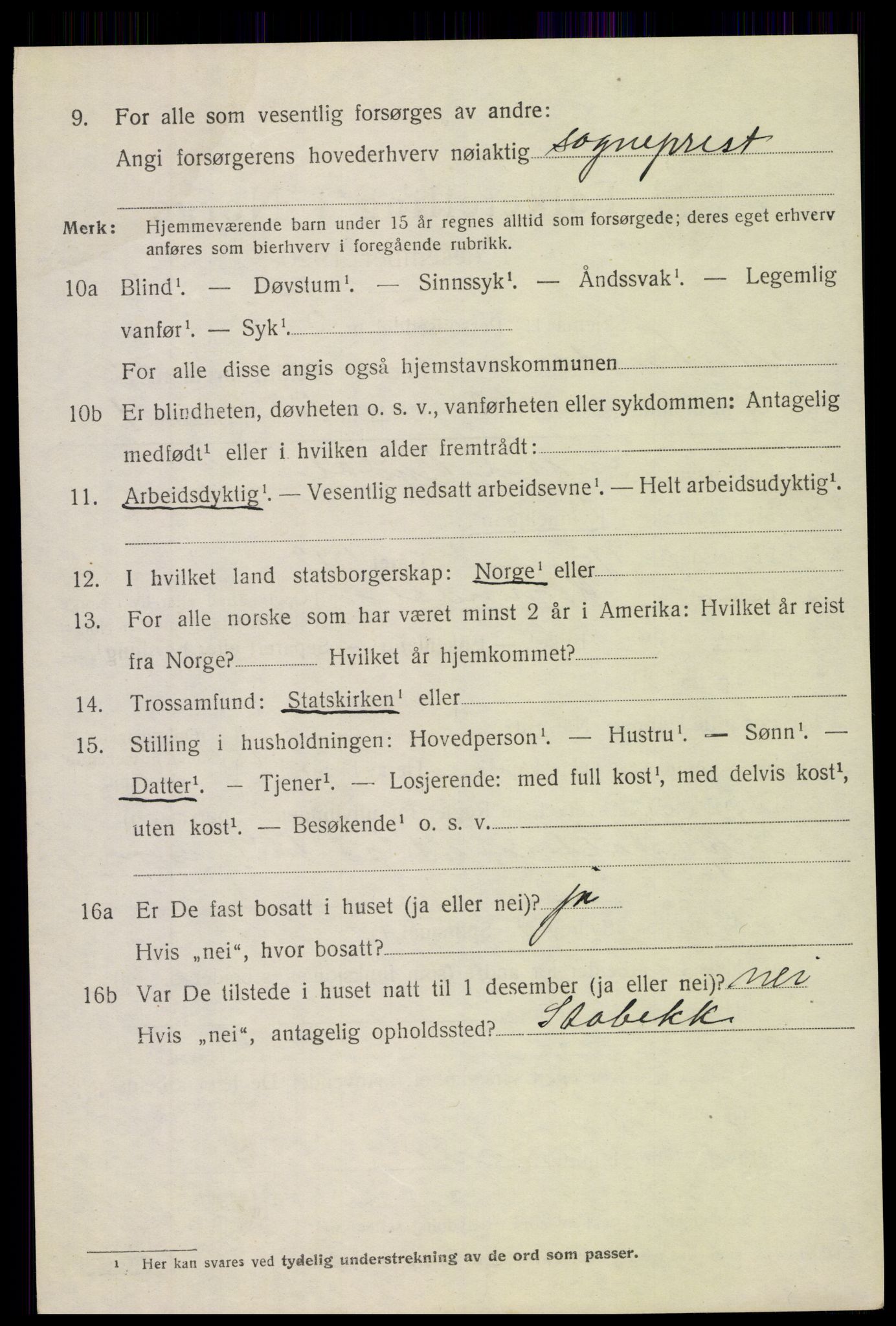 SAH, 1920 census for Nordre Land, 1920, p. 2237