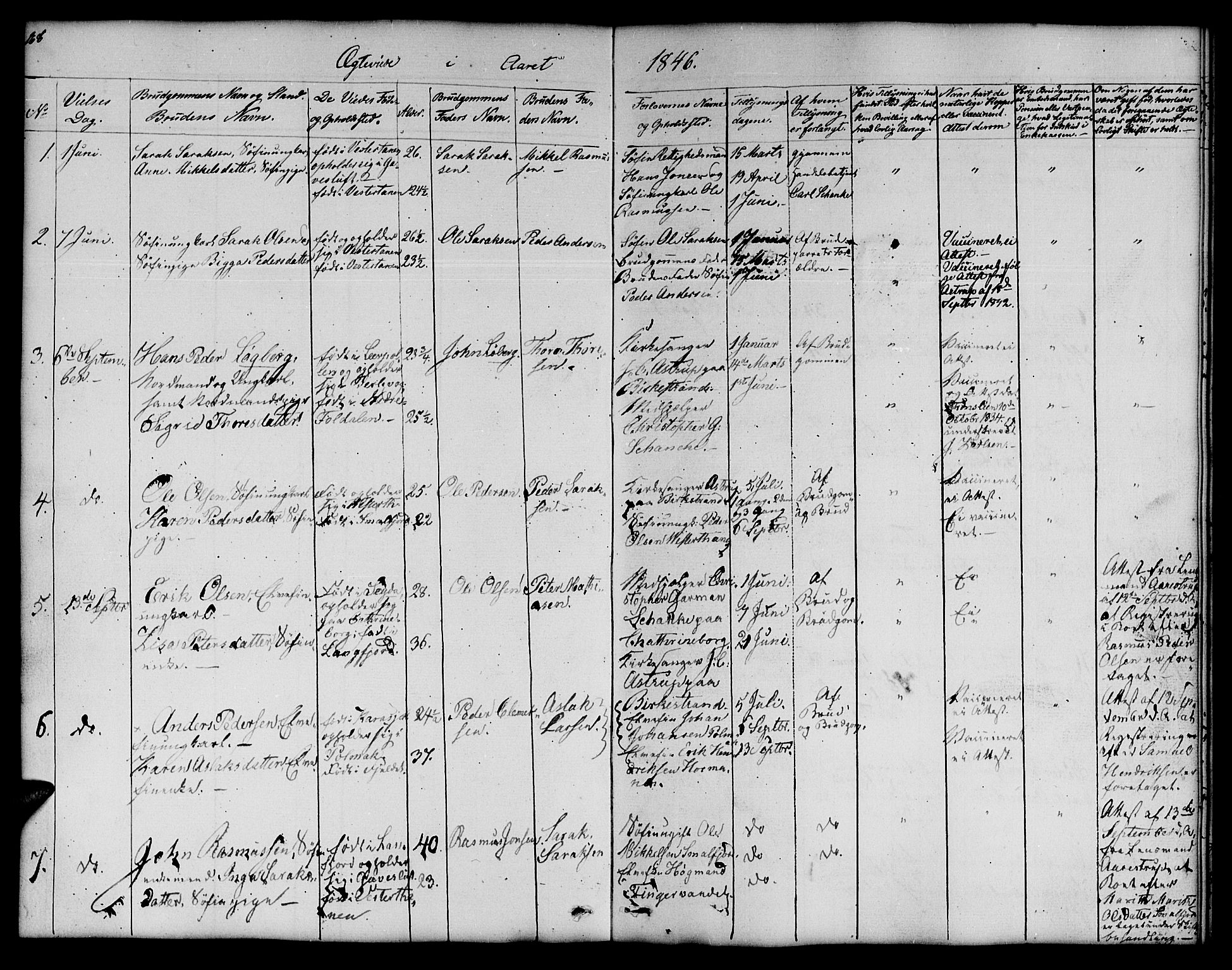 Nesseby sokneprestkontor, SATØ/S-1330/H/Hb/L0005klokker: Parish register (copy) no. 5, 1846-1852, p. 168-169