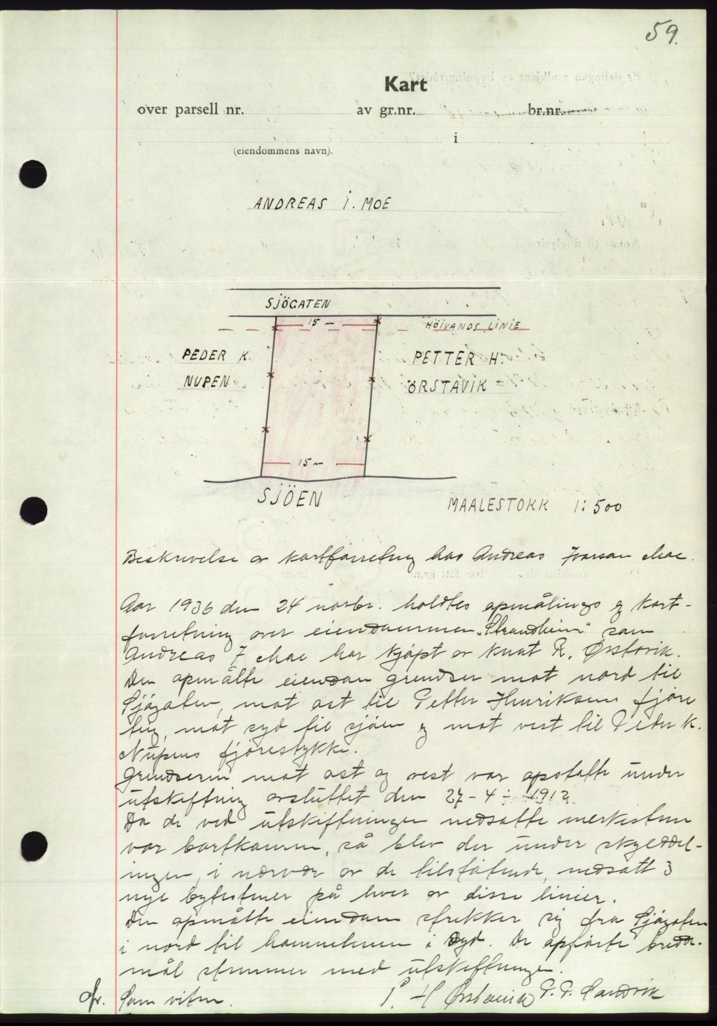 Søre Sunnmøre sorenskriveri, AV/SAT-A-4122/1/2/2C/L0062: Mortgage book no. 56, 1936-1937, Diary no: : 1760/1936