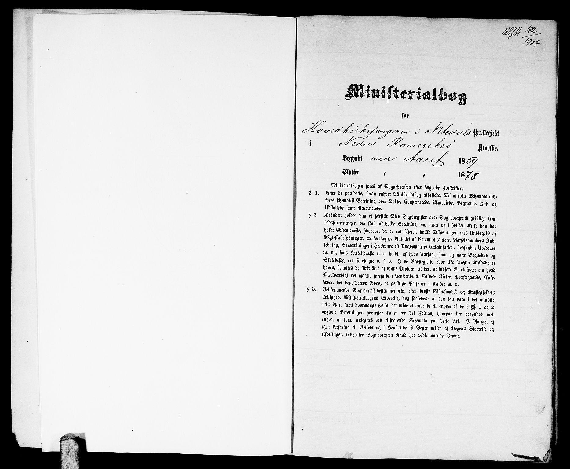 Nittedal prestekontor Kirkebøker, AV/SAO-A-10365a/G/Ga/L0001: Parish register (copy) no. I 1, 1859-1878