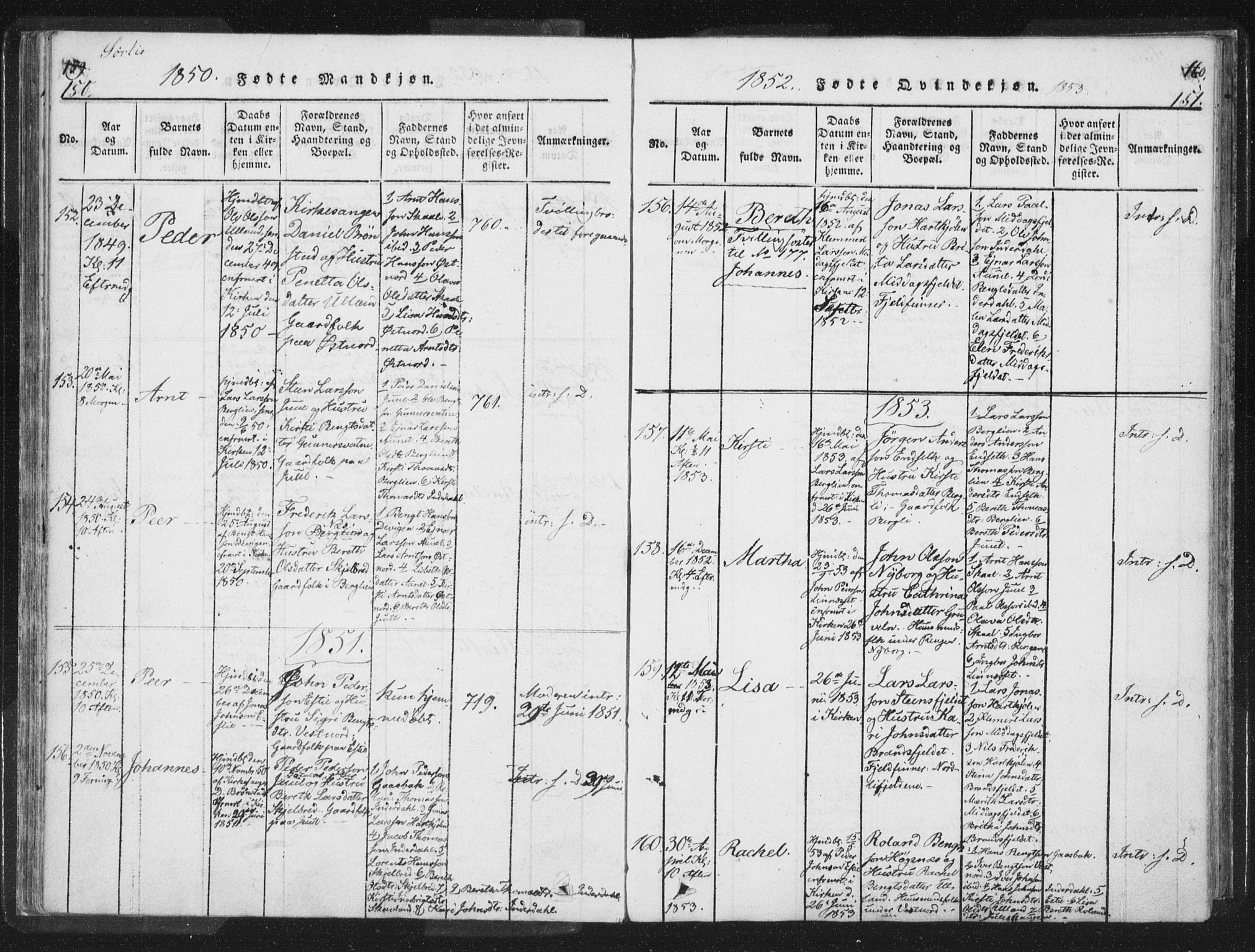 Ministerialprotokoller, klokkerbøker og fødselsregistre - Nord-Trøndelag, SAT/A-1458/755/L0491: Parish register (official) no. 755A01 /2, 1817-1864, p. 150-151