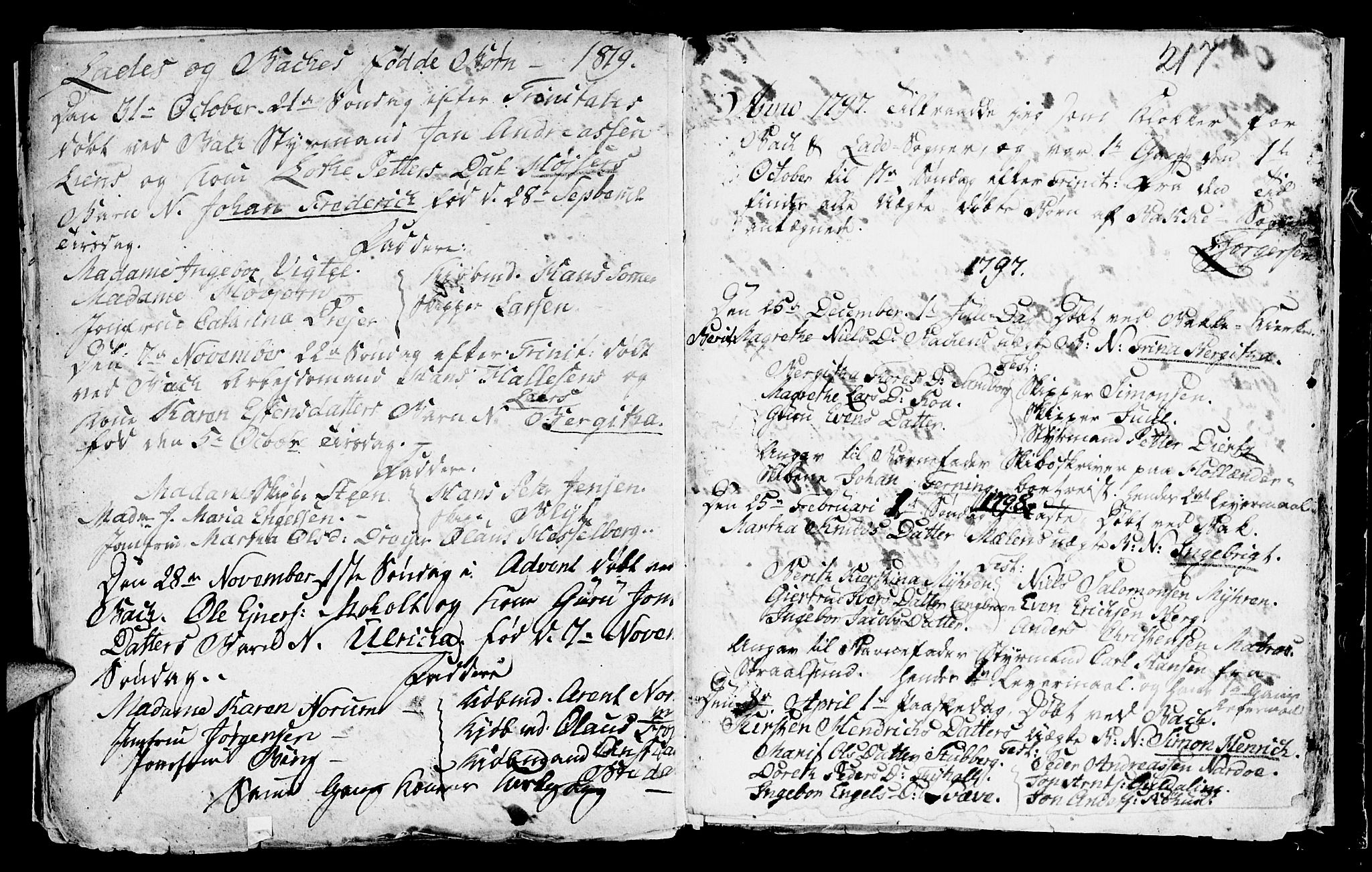 Ministerialprotokoller, klokkerbøker og fødselsregistre - Sør-Trøndelag, SAT/A-1456/604/L0218: Parish register (copy) no. 604C01, 1754-1819, p. 217