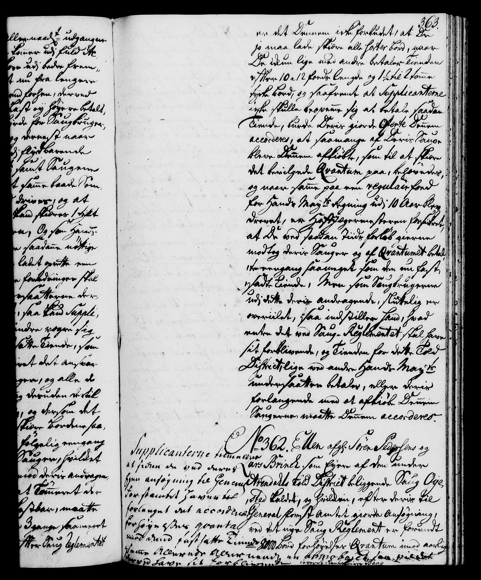Rentekammeret, Kammerkanselliet, AV/RA-EA-3111/G/Gh/Gha/L0025: Norsk ekstraktmemorialprotokoll (merket RK 53.70), 1743-1744, p. 363