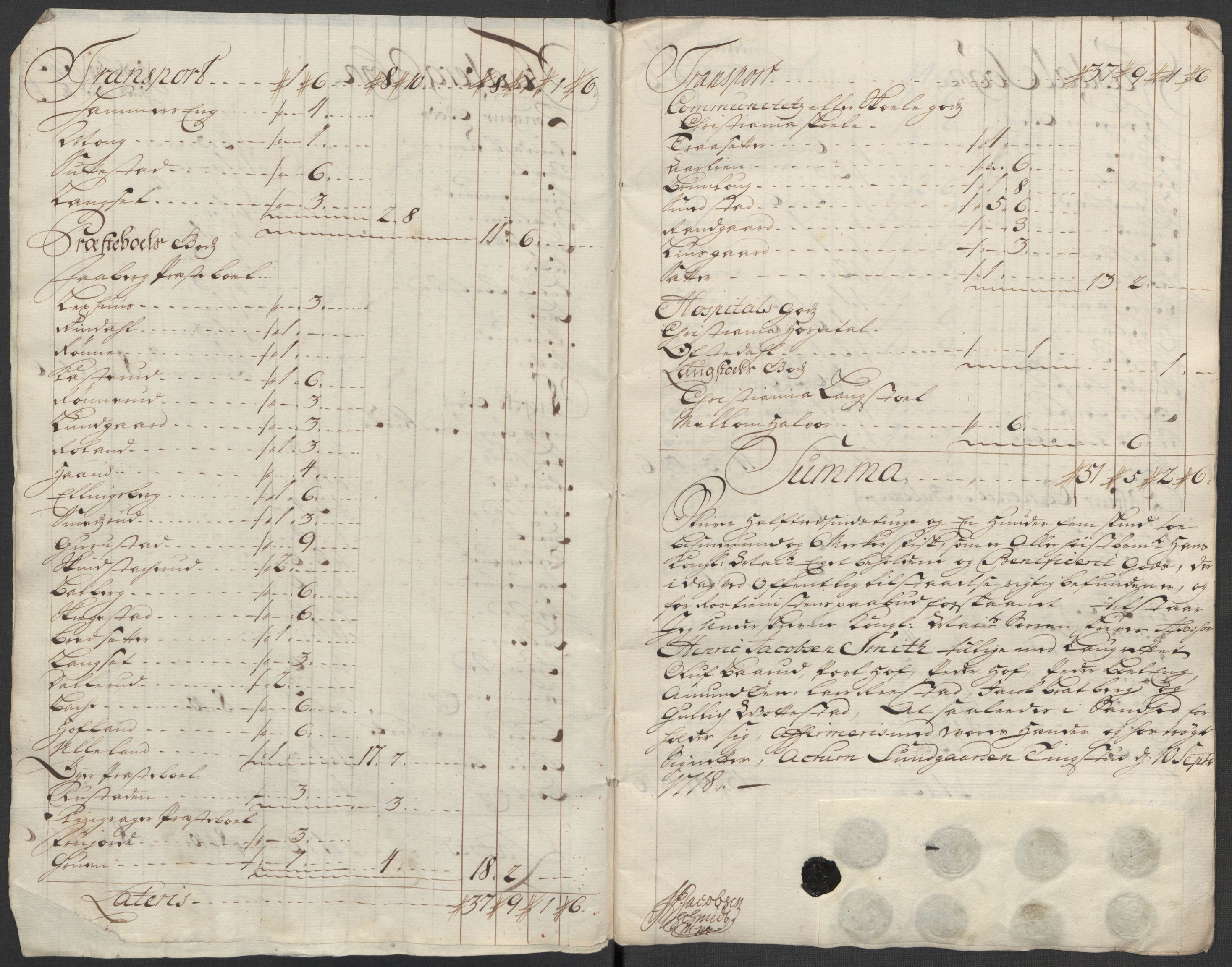 Rentekammeret inntil 1814, Reviderte regnskaper, Fogderegnskap, RA/EA-4092/R17/L1188: Fogderegnskap Gudbrandsdal, 1718, p. 17