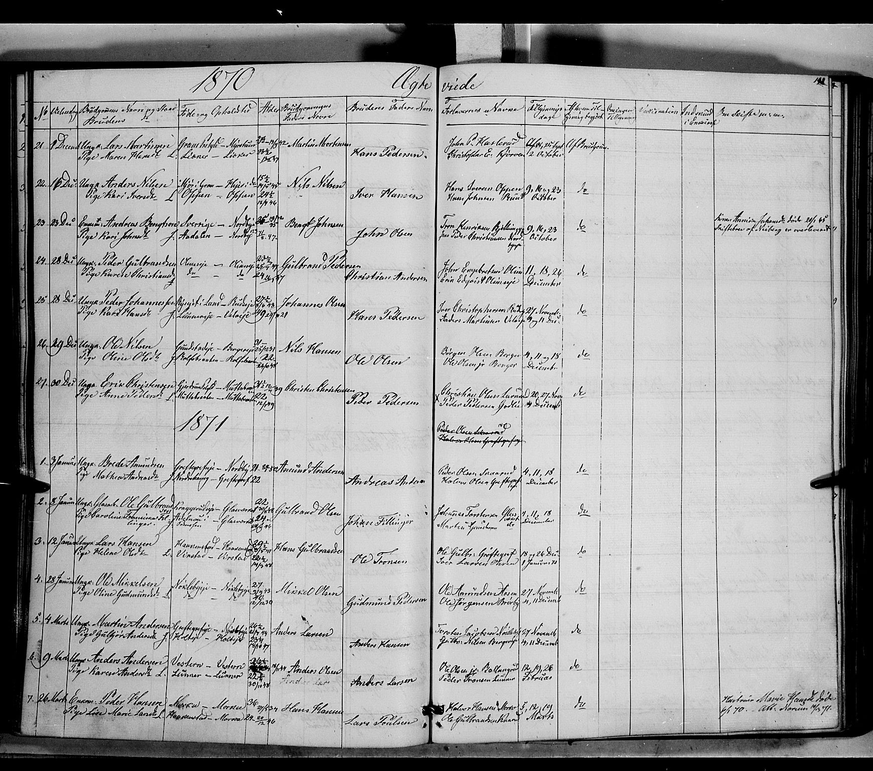 Jevnaker prestekontor, SAH/PREST-116/H/Ha/Haa/L0007: Parish register (official) no. 7, 1858-1876, p. 198