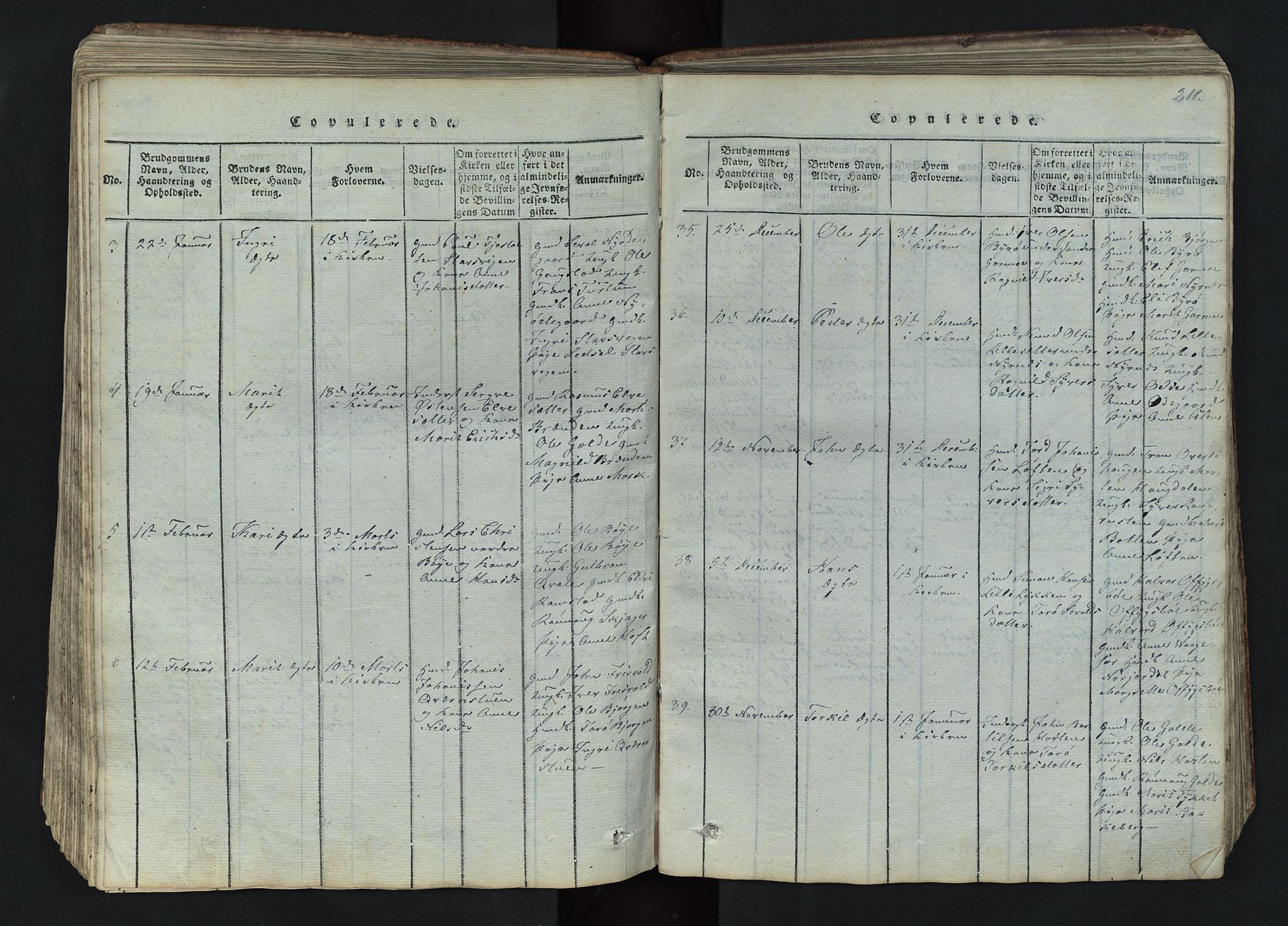 Lom prestekontor, AV/SAH-PREST-070/L/L0002: Parish register (copy) no. 2, 1815-1844, p. 211