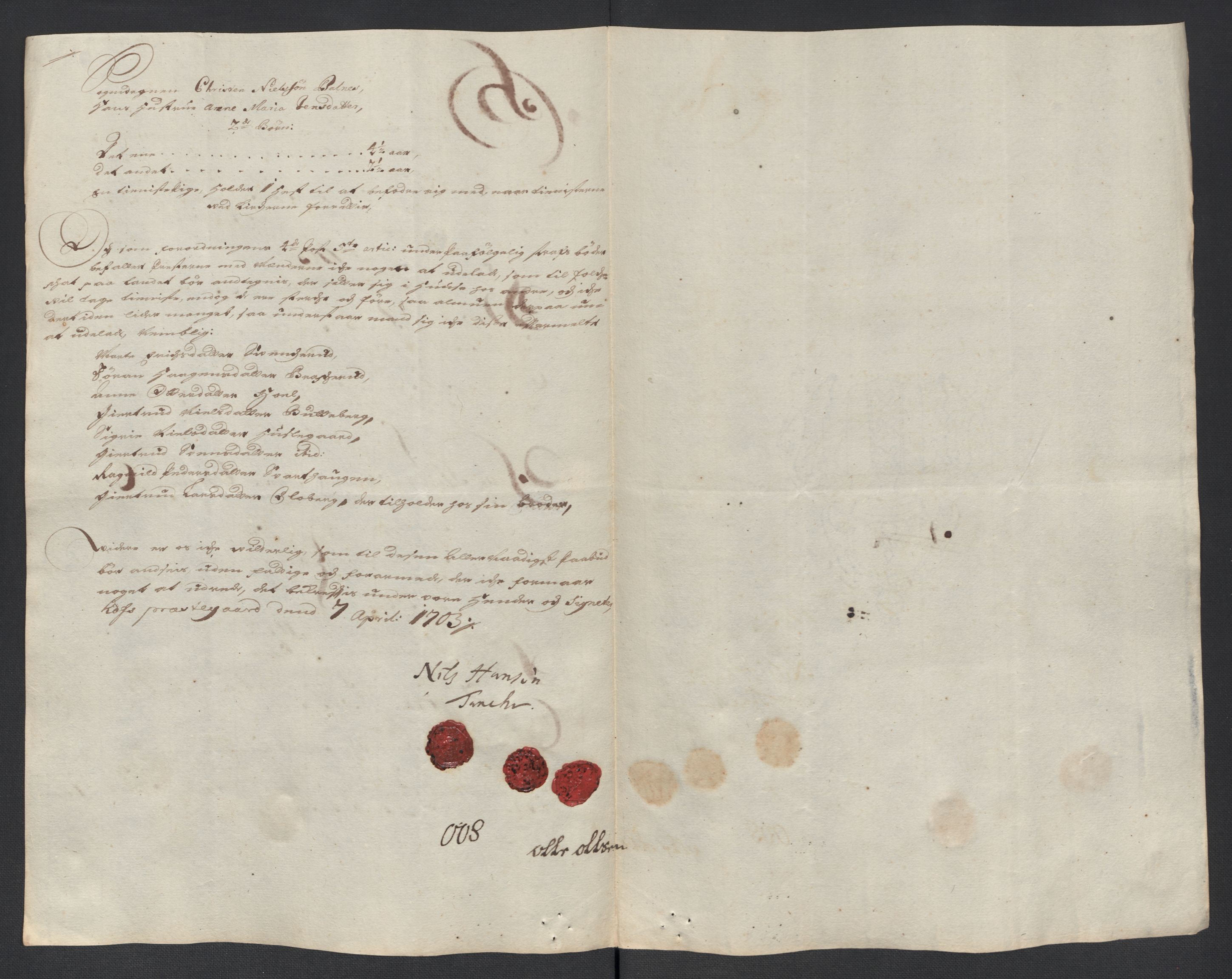 Rentekammeret inntil 1814, Reviderte regnskaper, Fogderegnskap, AV/RA-EA-4092/R13/L0841: Fogderegnskap Solør, Odal og Østerdal, 1703, p. 246