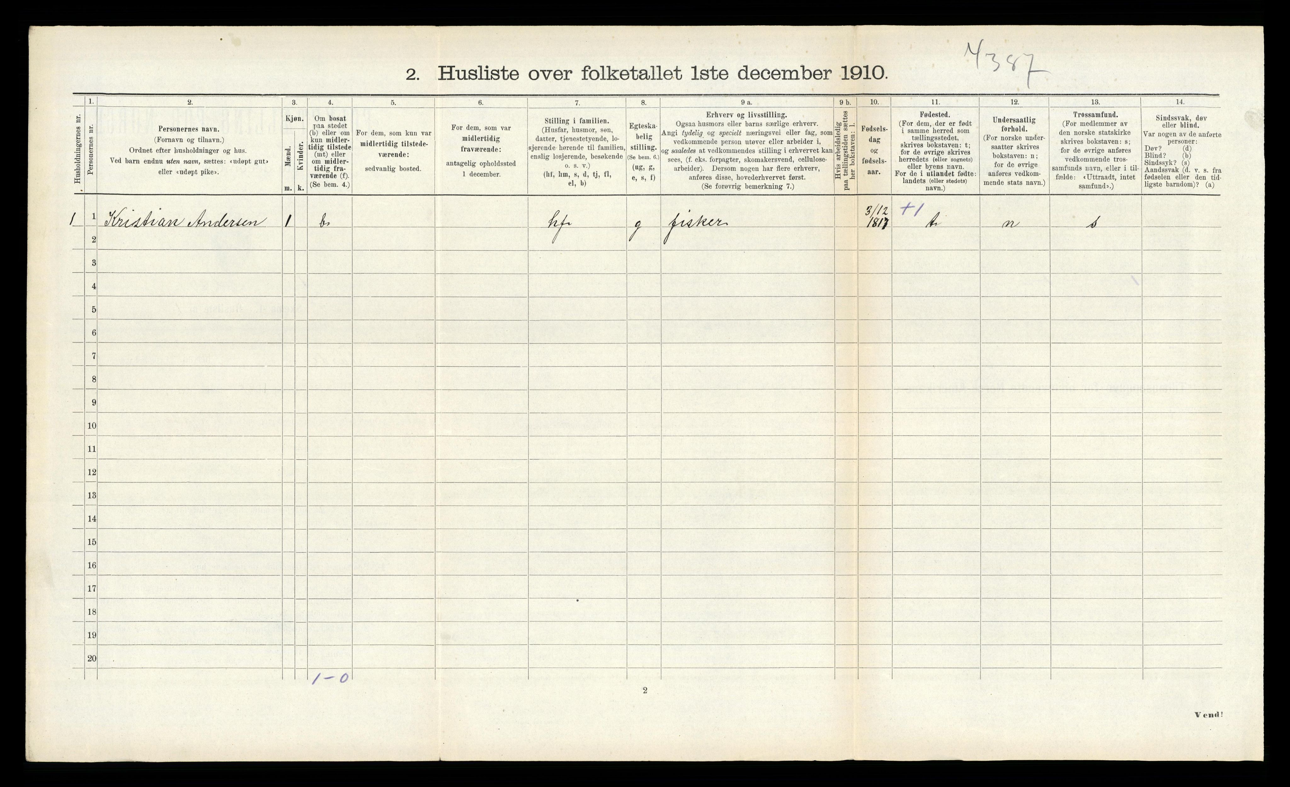 RA, 1910 census for Førde, 1910, p. 718