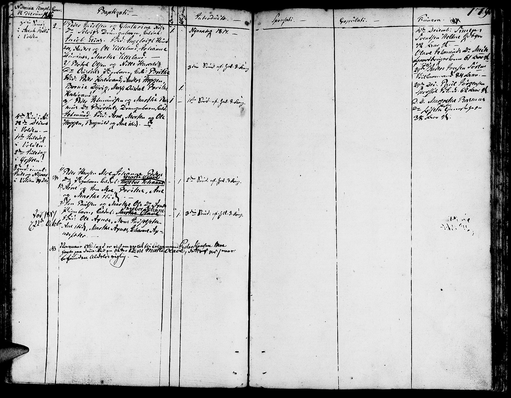 Ministerialprotokoller, klokkerbøker og fødselsregistre - Møre og Romsdal, AV/SAT-A-1454/511/L0137: Parish register (official) no. 511A04, 1787-1816, p. 179