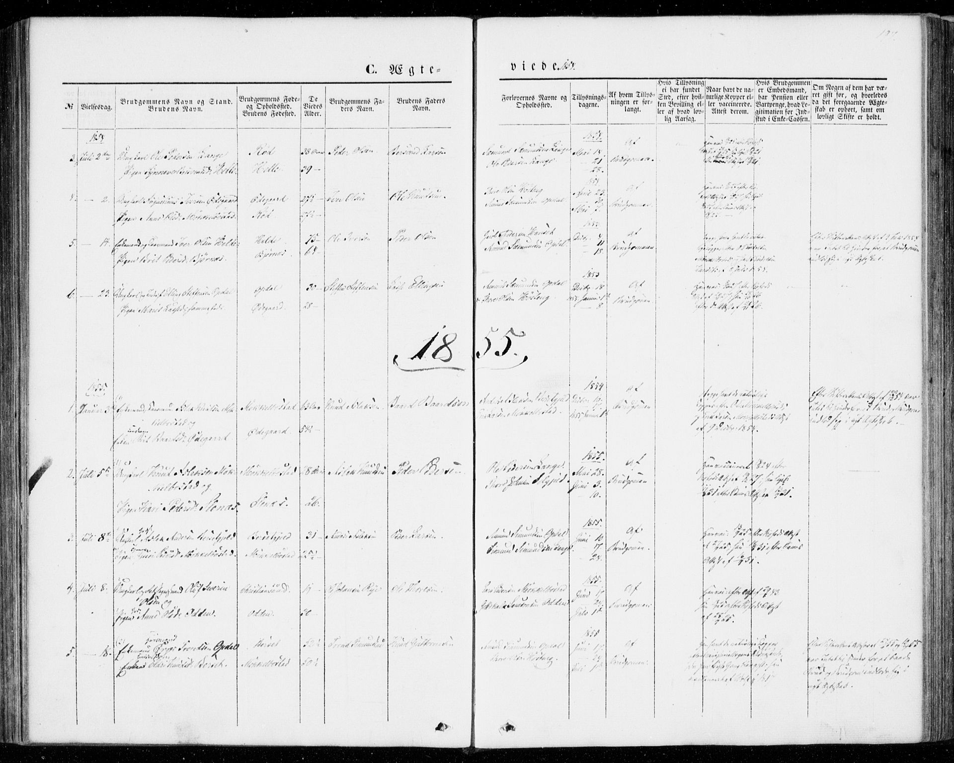 Ministerialprotokoller, klokkerbøker og fødselsregistre - Møre og Romsdal, AV/SAT-A-1454/554/L0643: Parish register (official) no. 554A01, 1846-1879, p. 197