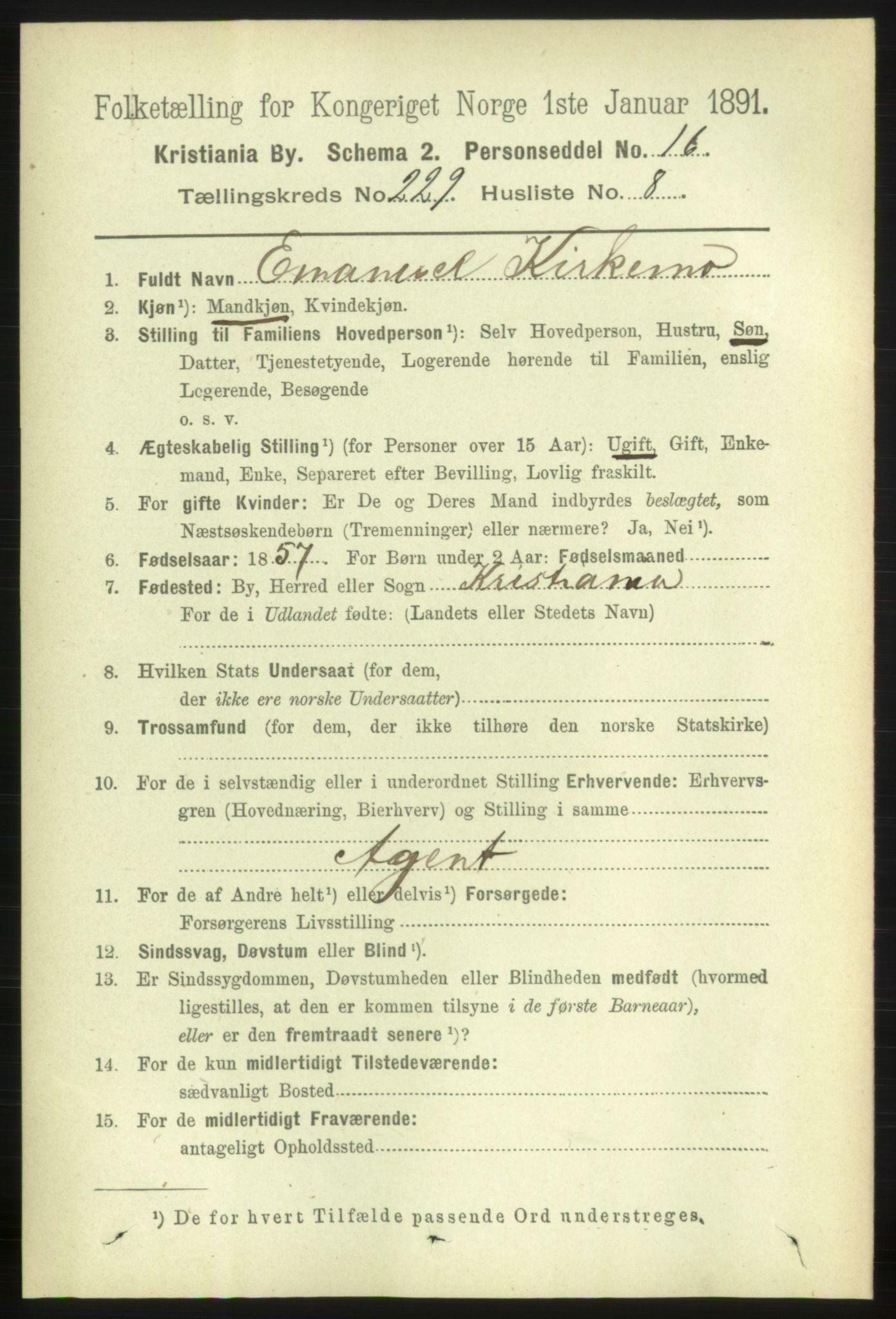 RA, 1891 census for 0301 Kristiania, 1891, p. 140651