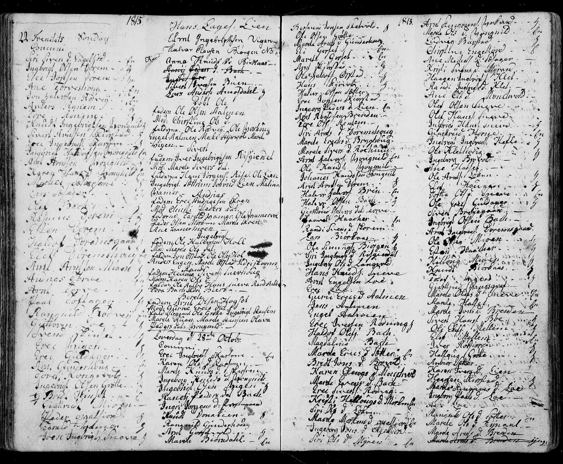 Ministerialprotokoller, klokkerbøker og fødselsregistre - Sør-Trøndelag, AV/SAT-A-1456/678/L0912: Parish register (copy) no. 678C01, 1811-1824