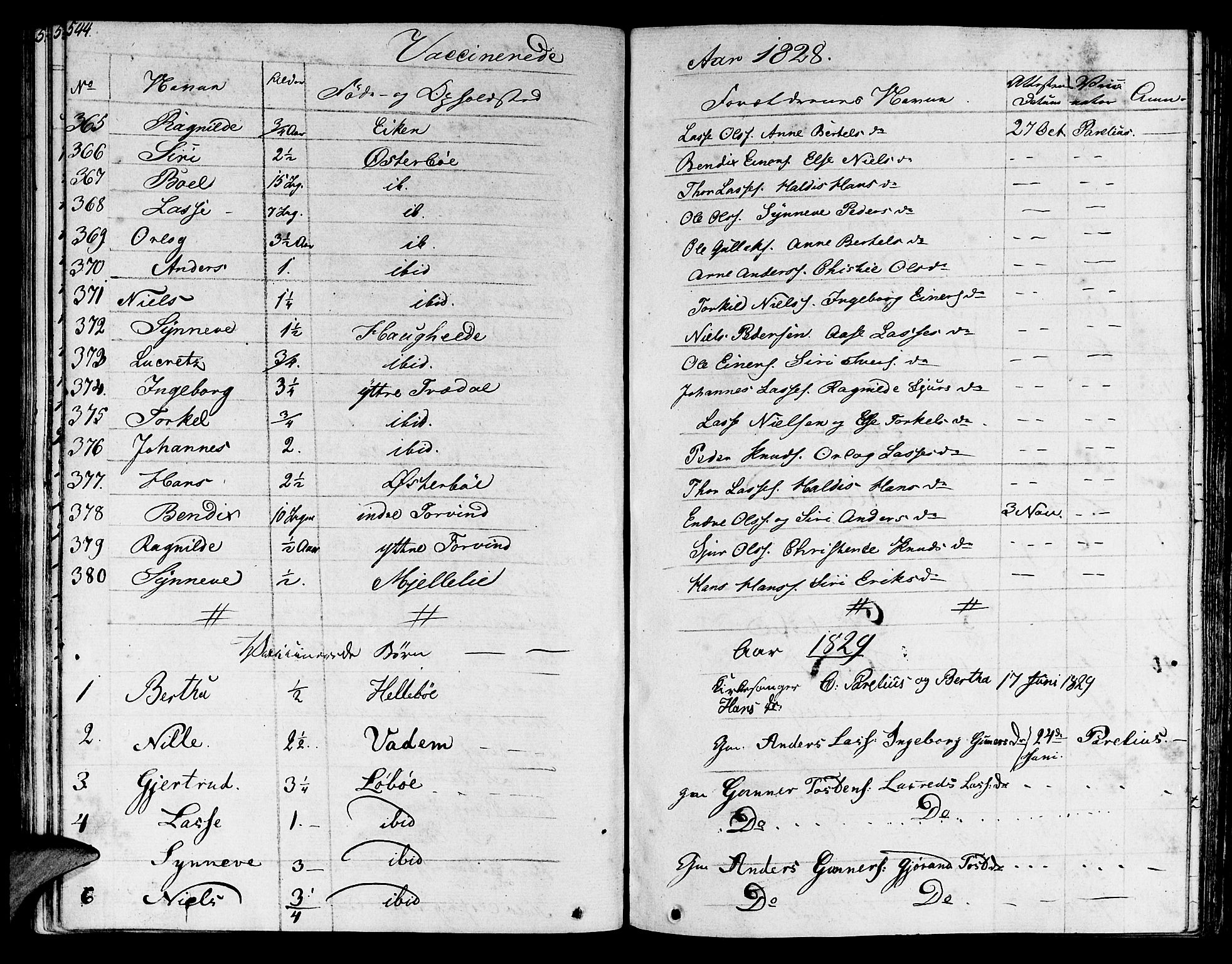 Lavik sokneprestembete, AV/SAB-A-80901: Parish register (official) no. A 2II, 1821-1842, p. 544