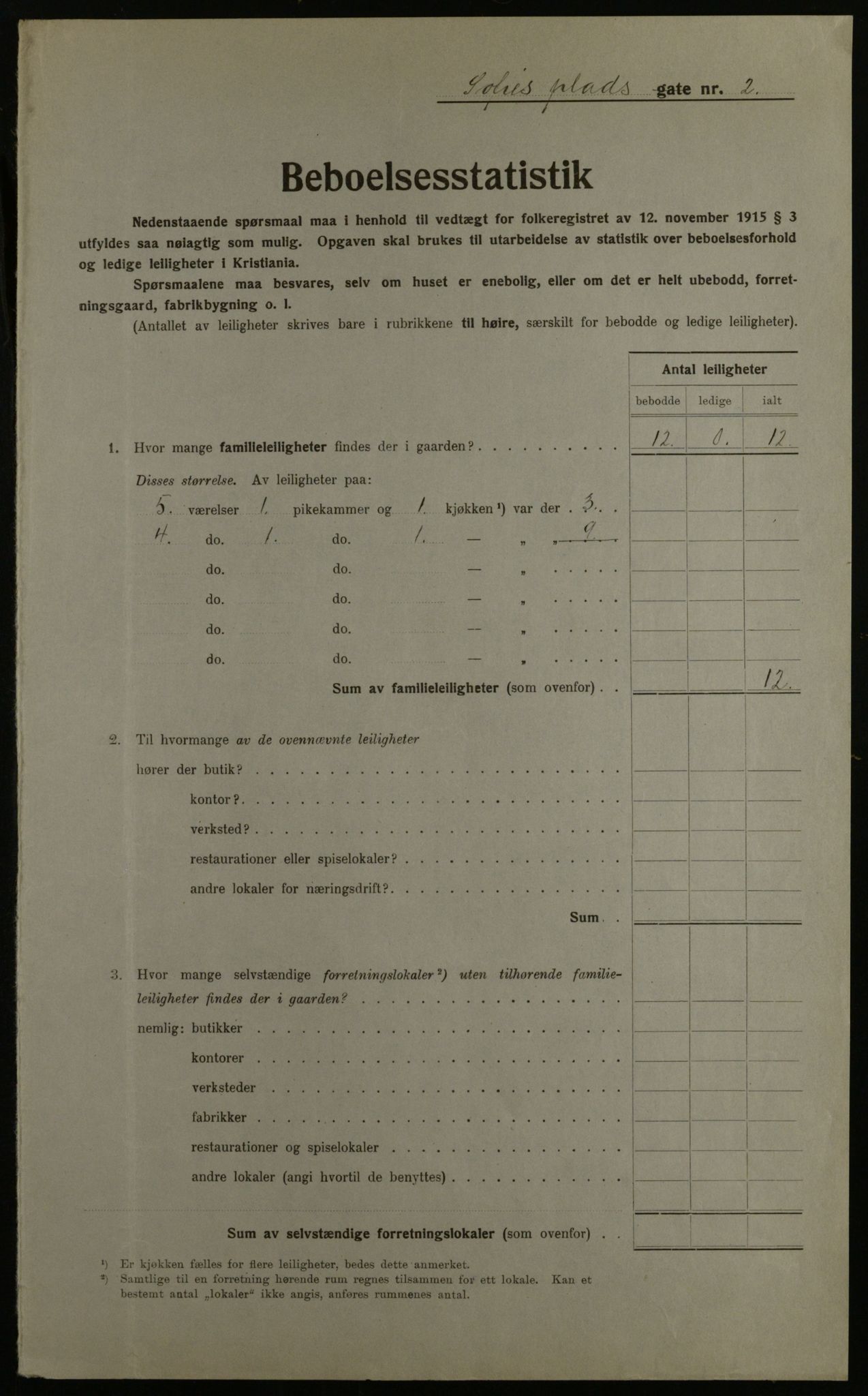 OBA, Municipal Census 1923 for Kristiania, 1923, p. 109517