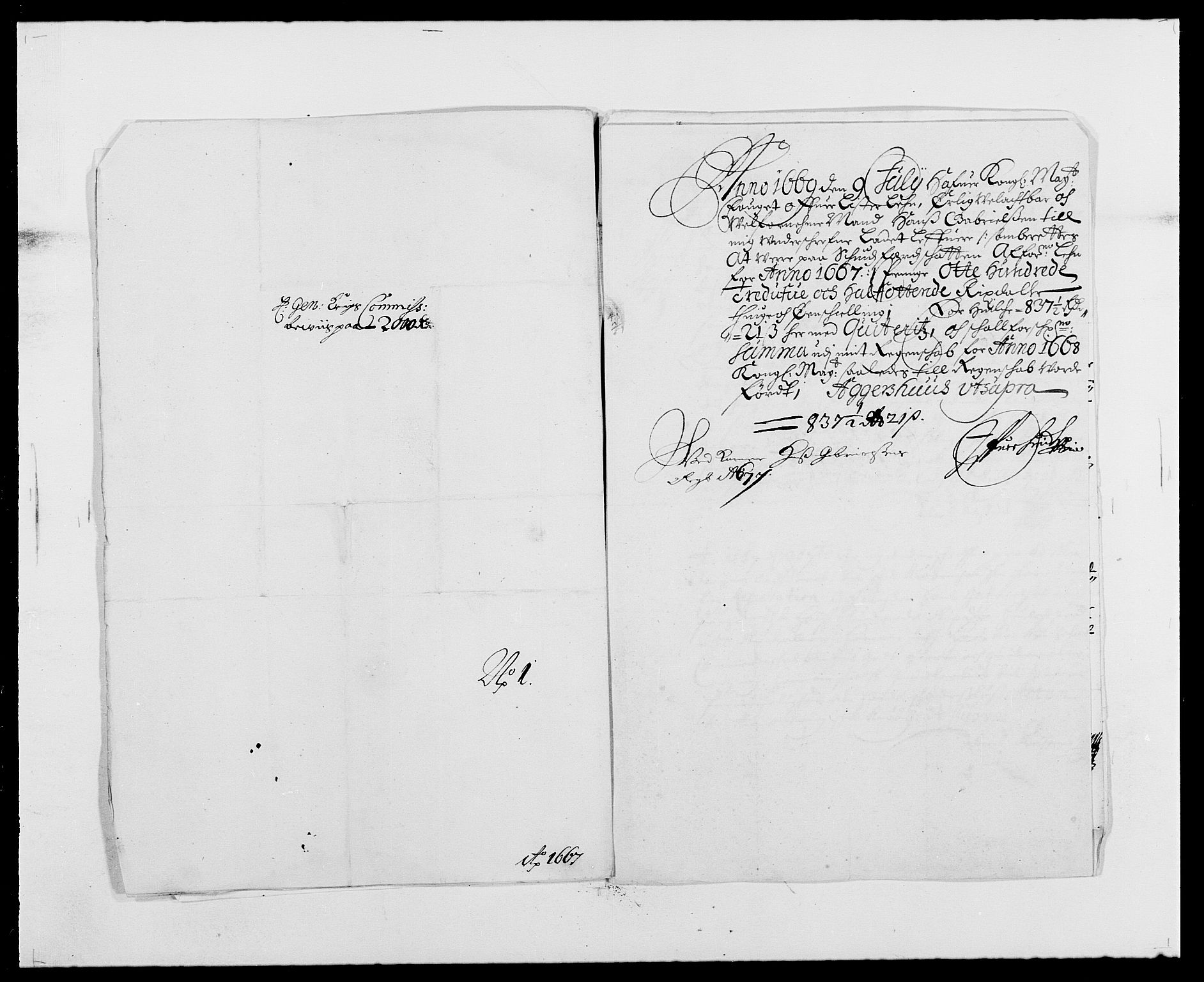 Rentekammeret inntil 1814, Reviderte regnskaper, Fogderegnskap, RA/EA-4092/R41/L2524: Fogderegnskap Lista, 1665-1668, p. 336