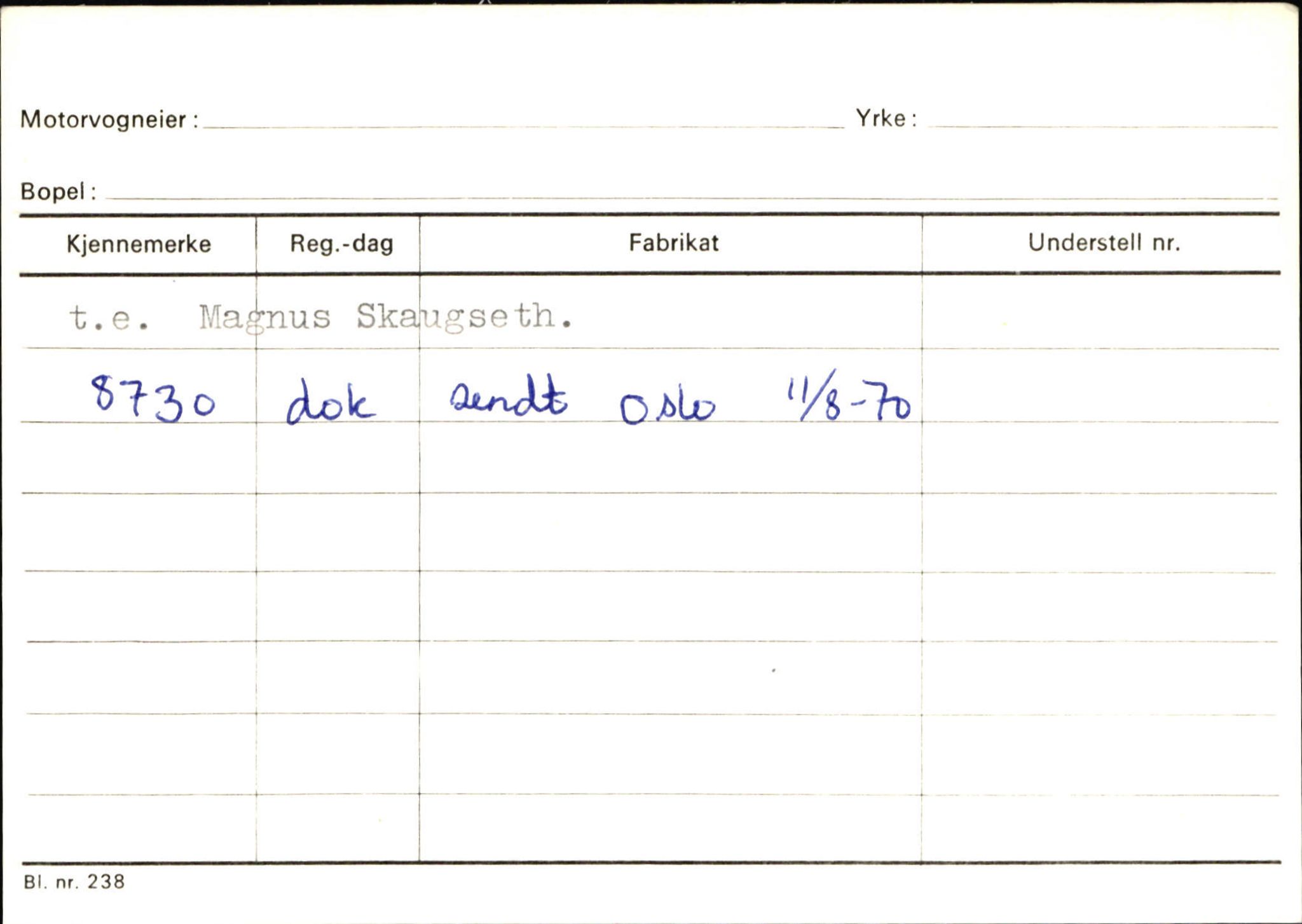 Statens vegvesen, Sogn og Fjordane vegkontor, AV/SAB-A-5301/4/F/L0129: Eigarregistrer Eid A-S, 1945-1975, p. 1275