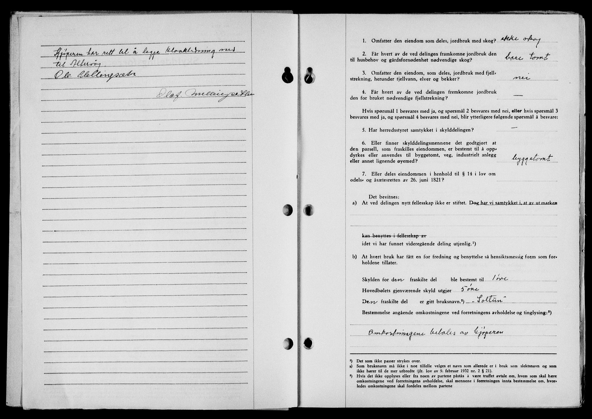 Lofoten sorenskriveri, SAT/A-0017/1/2/2C/L0022a: Mortgage book no. 22a, 1949-1950, Diary no: : 170/1950