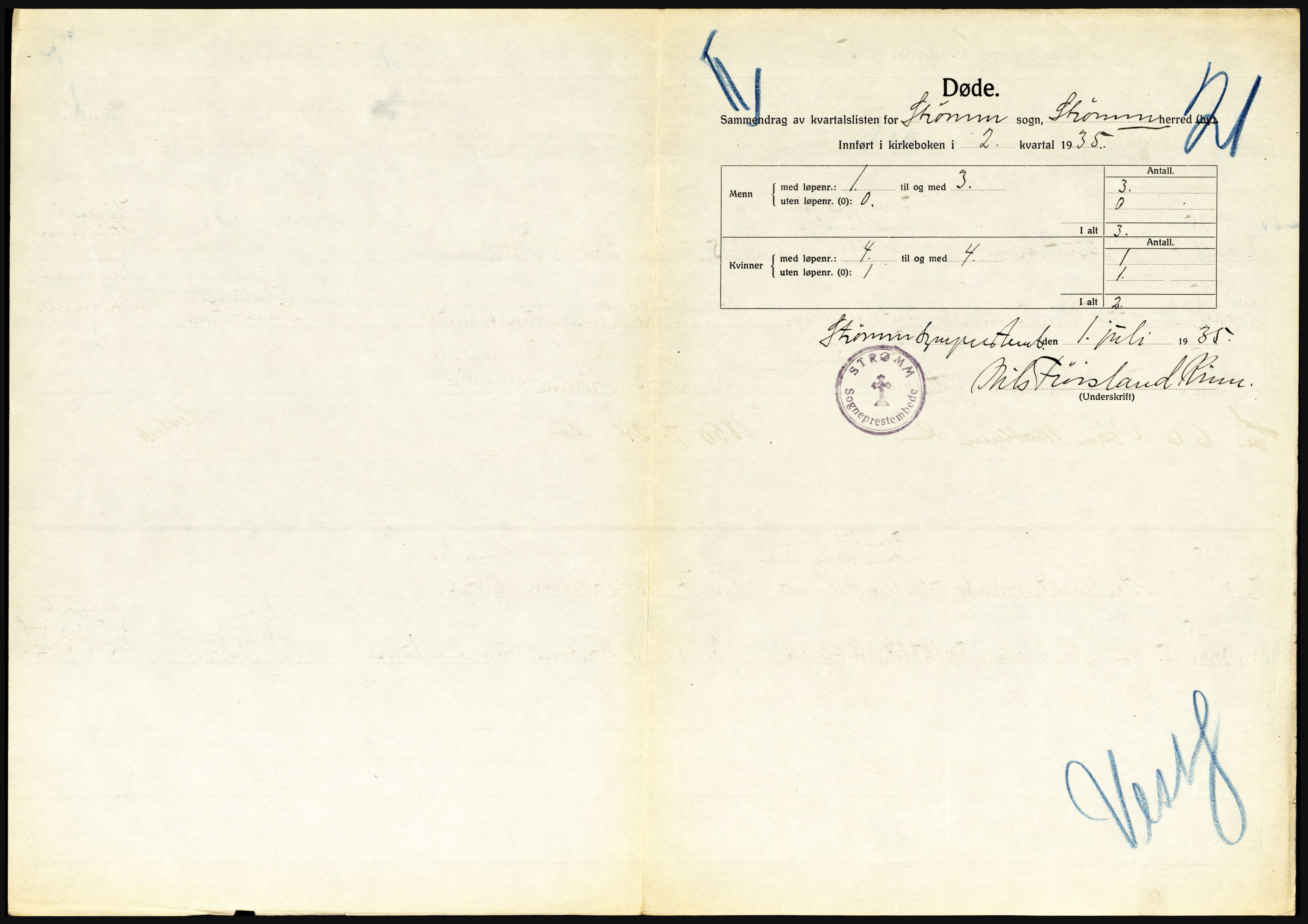 Statistisk sentralbyrå, Sosiodemografiske emner, Befolkning, AV/RA-S-2228/D/Df/Dfd/Dfde/L0016: Vestfold, 1935, p. 391