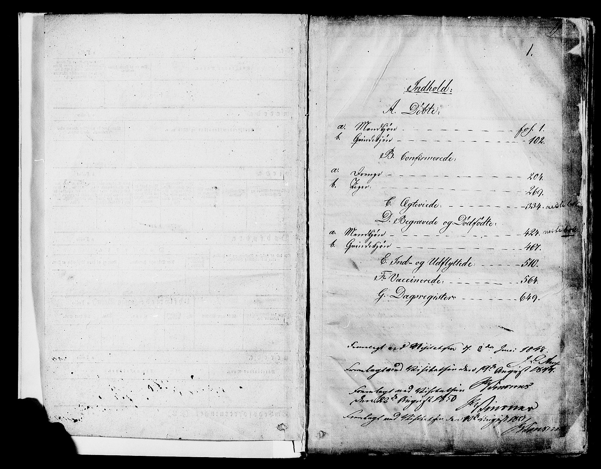 Ringsaker prestekontor, SAH/PREST-014/K/Ka/L0008: Parish register (official) no. 8, 1837-1850, p. 1