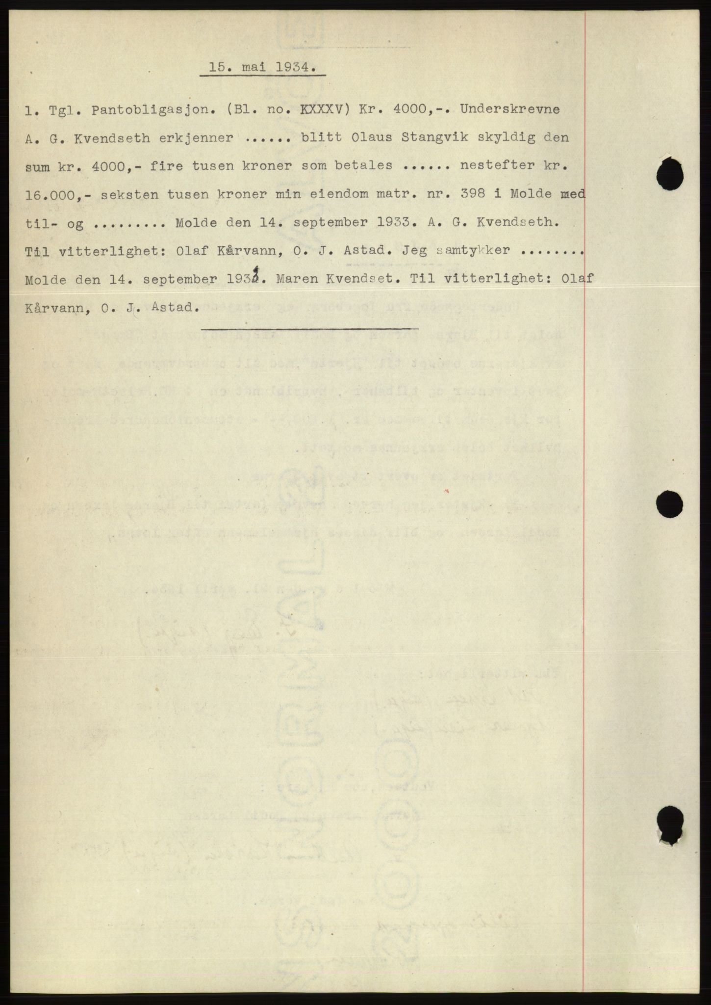 Molde byfogd, AV/SAT-A-0025/2/2C/L0012: Mortgage book no. 12, 1932-1935, Deed date: 01.05.1934