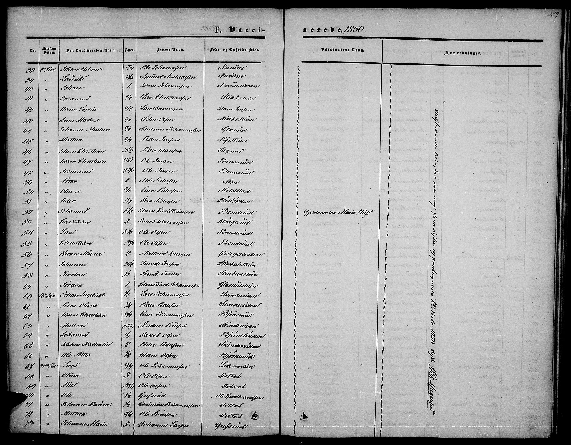 Vestre Toten prestekontor, AV/SAH-PREST-108/H/Ha/Haa/L0005: Parish register (official) no. 5, 1850-1855, p. 359