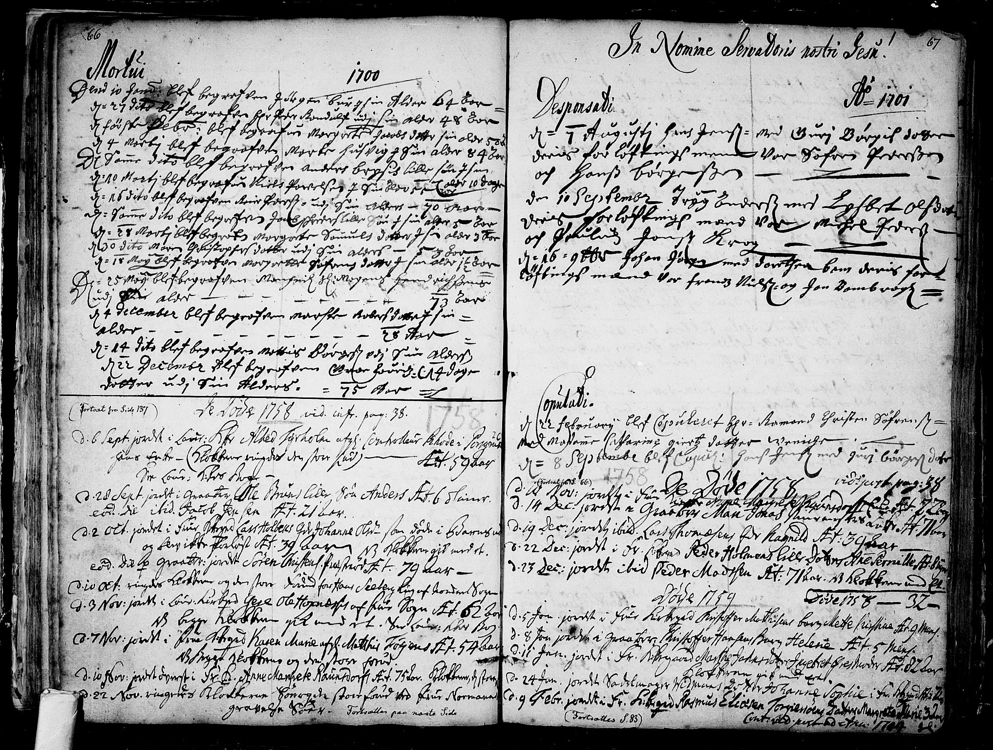 Tønsberg kirkebøker, SAKO/A-330/F/Fa/L0001: Parish register (official) no. I 1, 1688-1760, p. 64-65