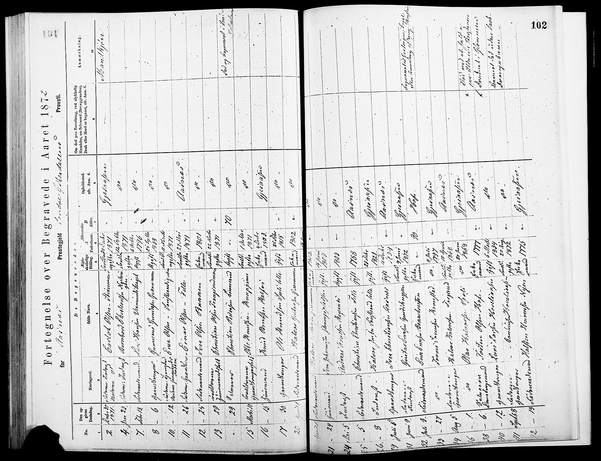 Åsnes prestekontor, AV/SAH-PREST-042/H/Ha/Haa/L0000A: Parish register (official), 1866-1872, p. 102