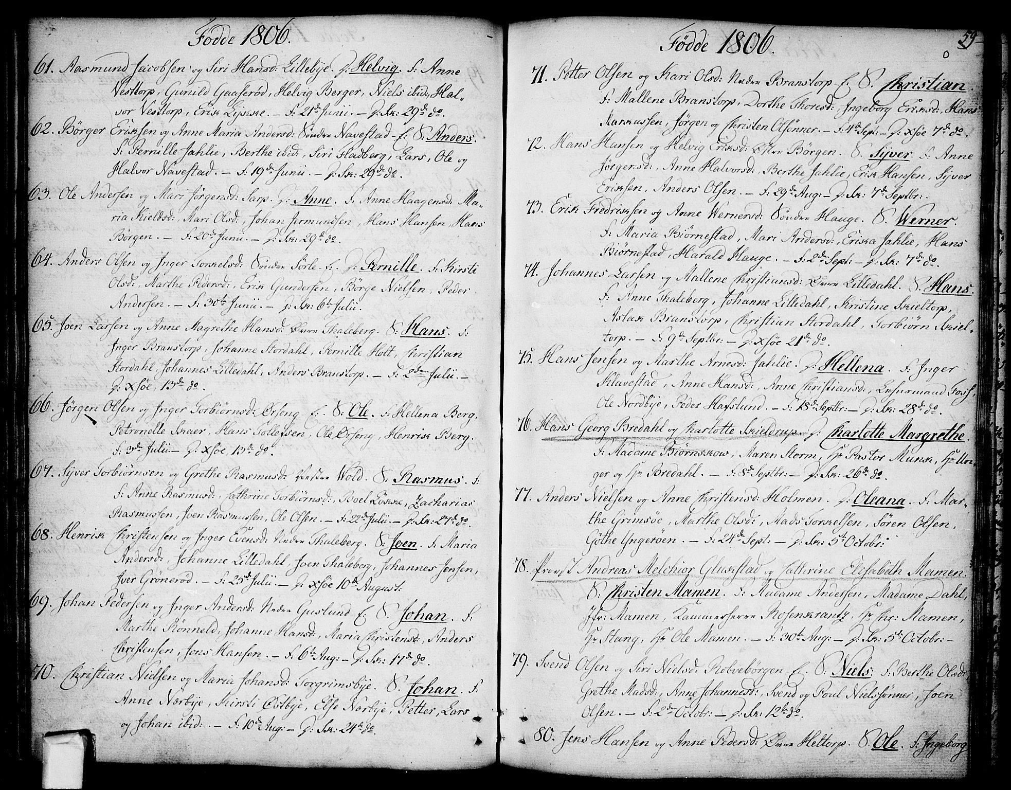 Skjeberg prestekontor Kirkebøker, AV/SAO-A-10923/F/Fa/L0003: Parish register (official) no. I 3, 1792-1814, p. 59