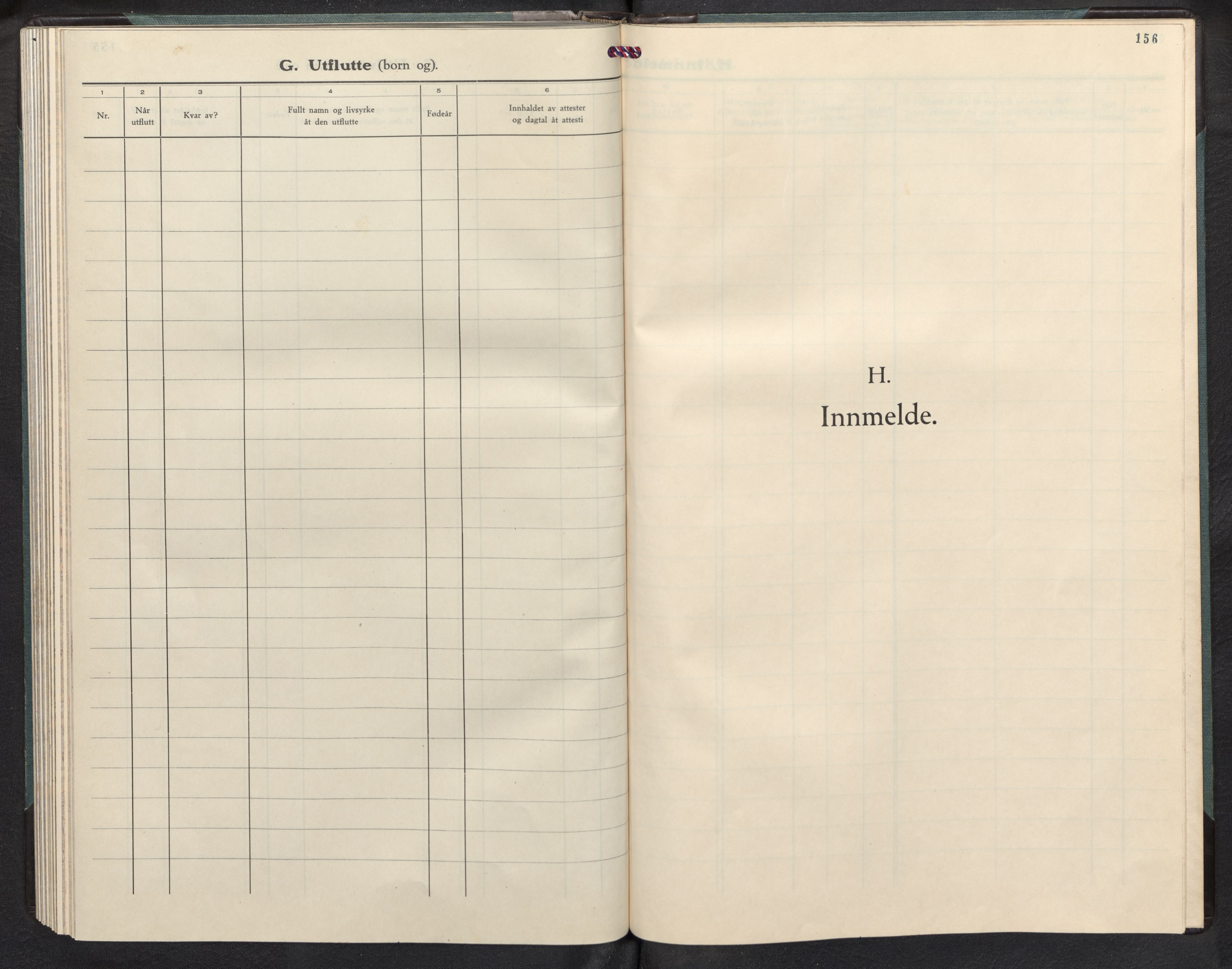 Bremanger sokneprestembete, AV/SAB-A-82201/H/Hab/Habb/L0003: Parish register (copy) no. B 3, 1946-1957, p. 155b-156a