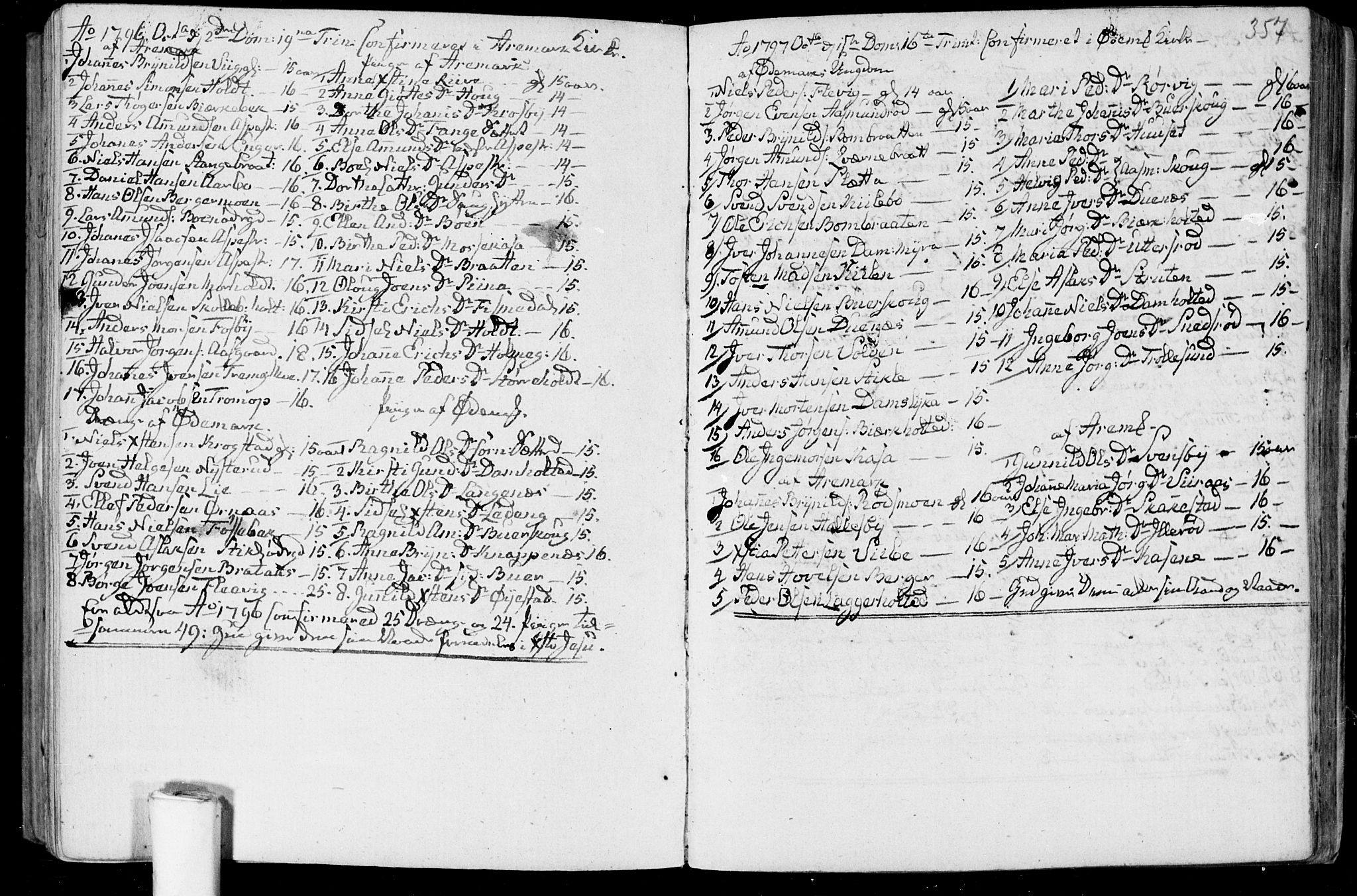 Aremark prestekontor Kirkebøker, SAO/A-10899/F/Fa/L0004: Parish register (official) no. I 4, 1796-1814, p. 357