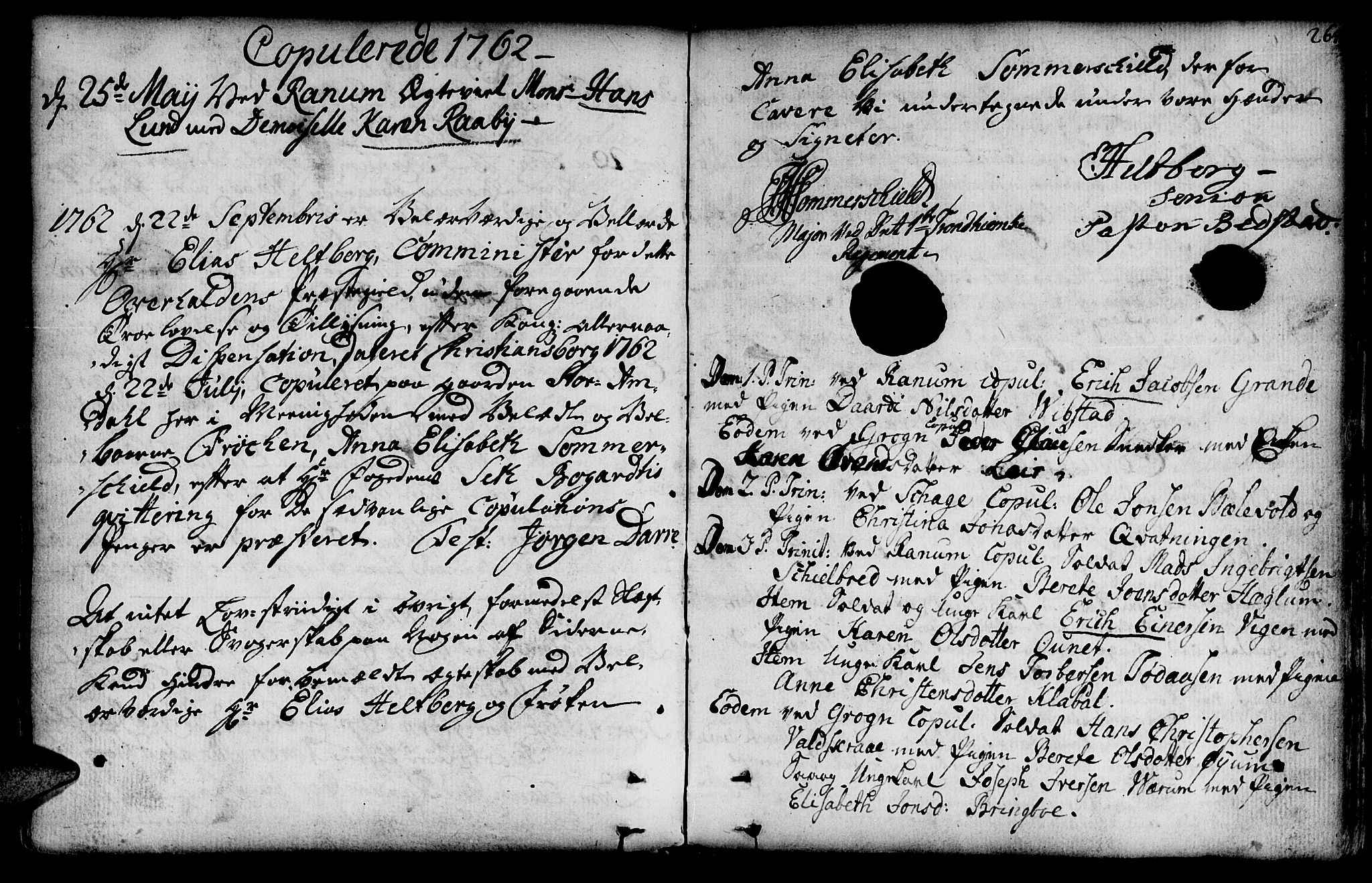 Ministerialprotokoller, klokkerbøker og fødselsregistre - Nord-Trøndelag, SAT/A-1458/764/L0542: Parish register (official) no. 764A02, 1748-1779, p. 264