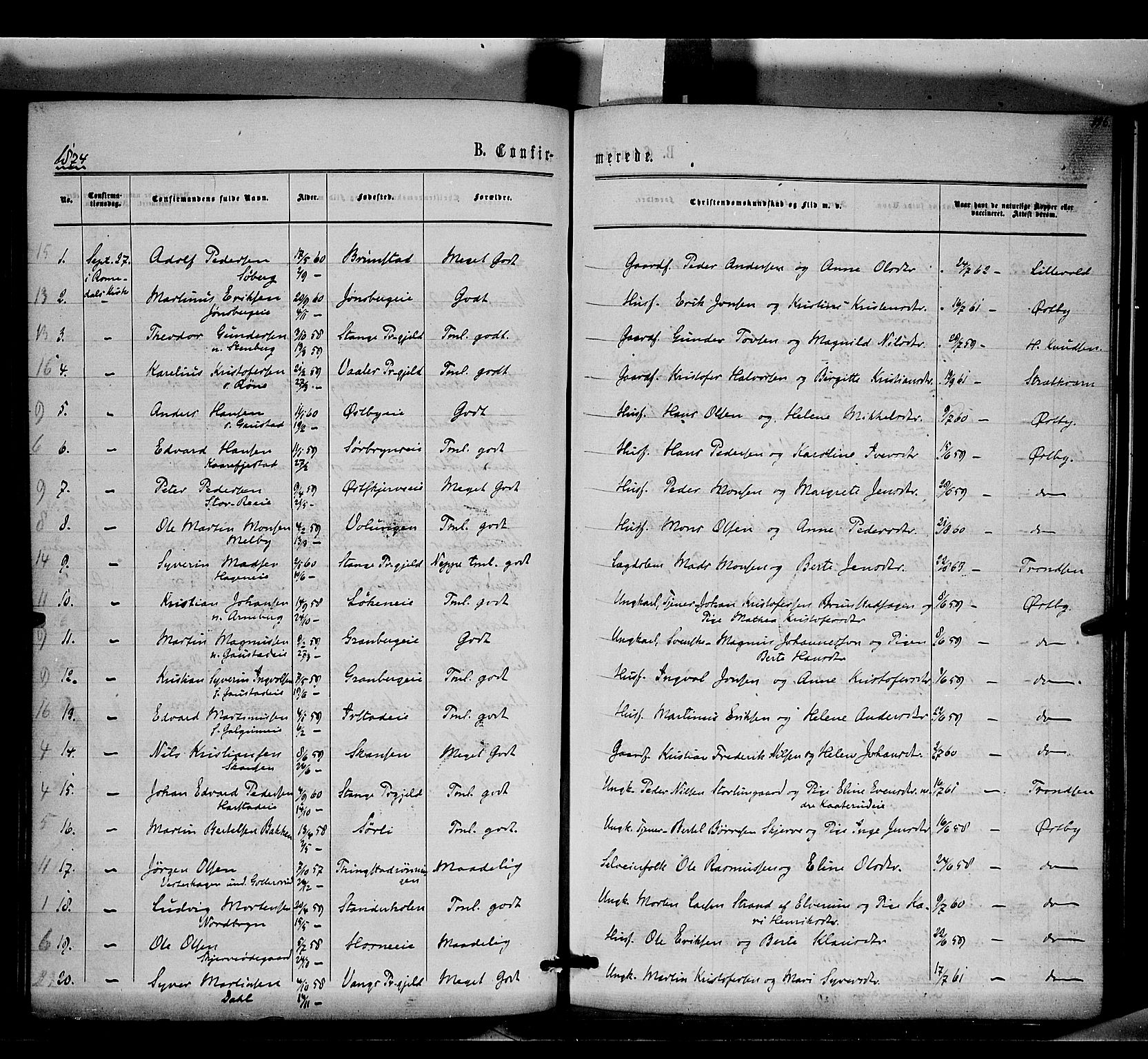 Romedal prestekontor, SAH/PREST-004/K/L0005: Parish register (official) no. 5, 1862-1874, p. 196