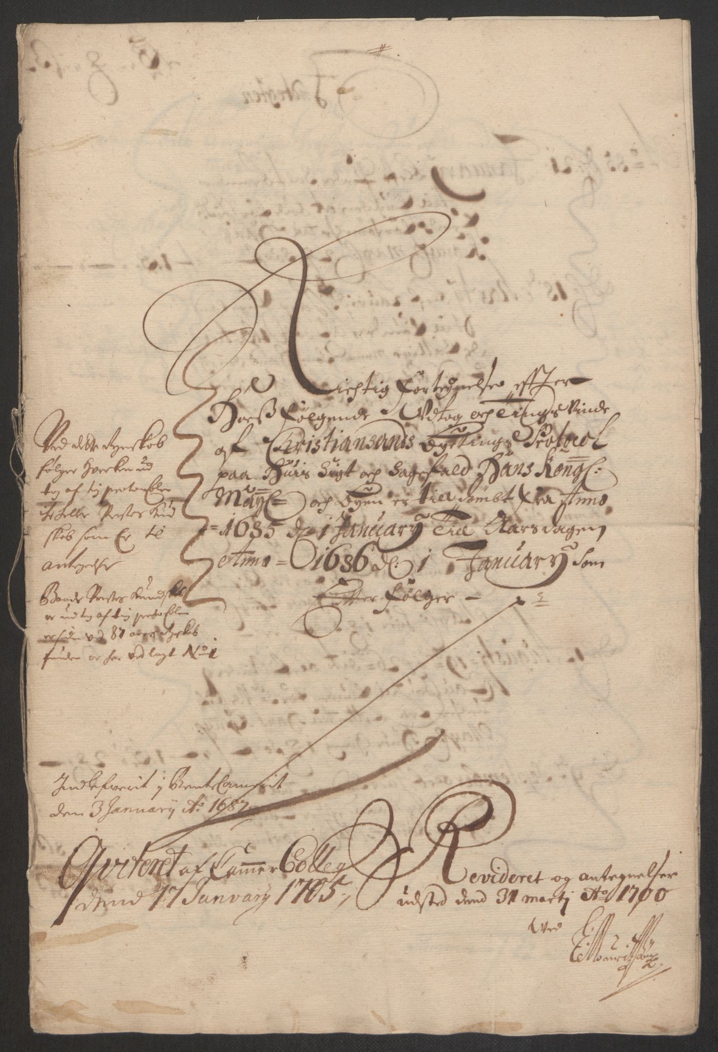 Rentekammeret inntil 1814, Reviderte regnskaper, Byregnskaper, RA/EA-4066/R/Rm/L0285: [M18] Sikt og sakefall, 1681-1718, p. 53