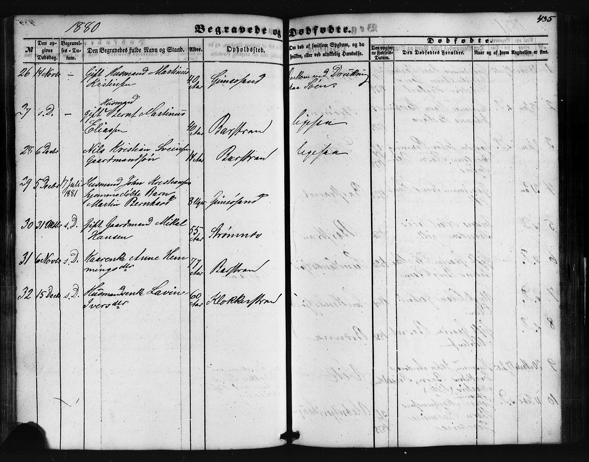 Ministerialprotokoller, klokkerbøker og fødselsregistre - Nordland, AV/SAT-A-1459/876/L1095: Parish register (official) no. 876A01, 1863-1885, p. 435