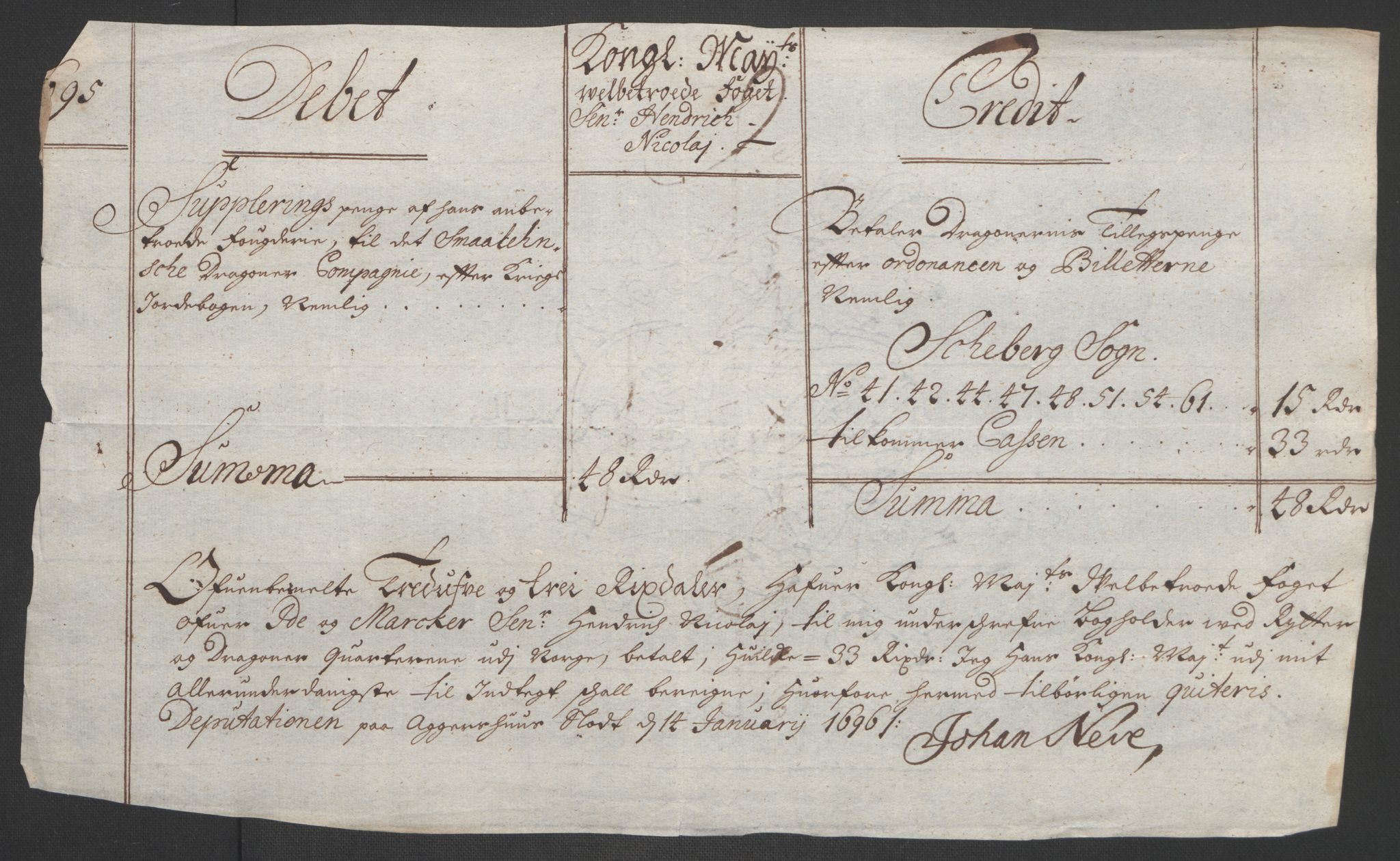 Rentekammeret inntil 1814, Reviderte regnskaper, Fogderegnskap, RA/EA-4092/R01/L0012: Fogderegnskap Idd og Marker, 1694-1695, p. 261